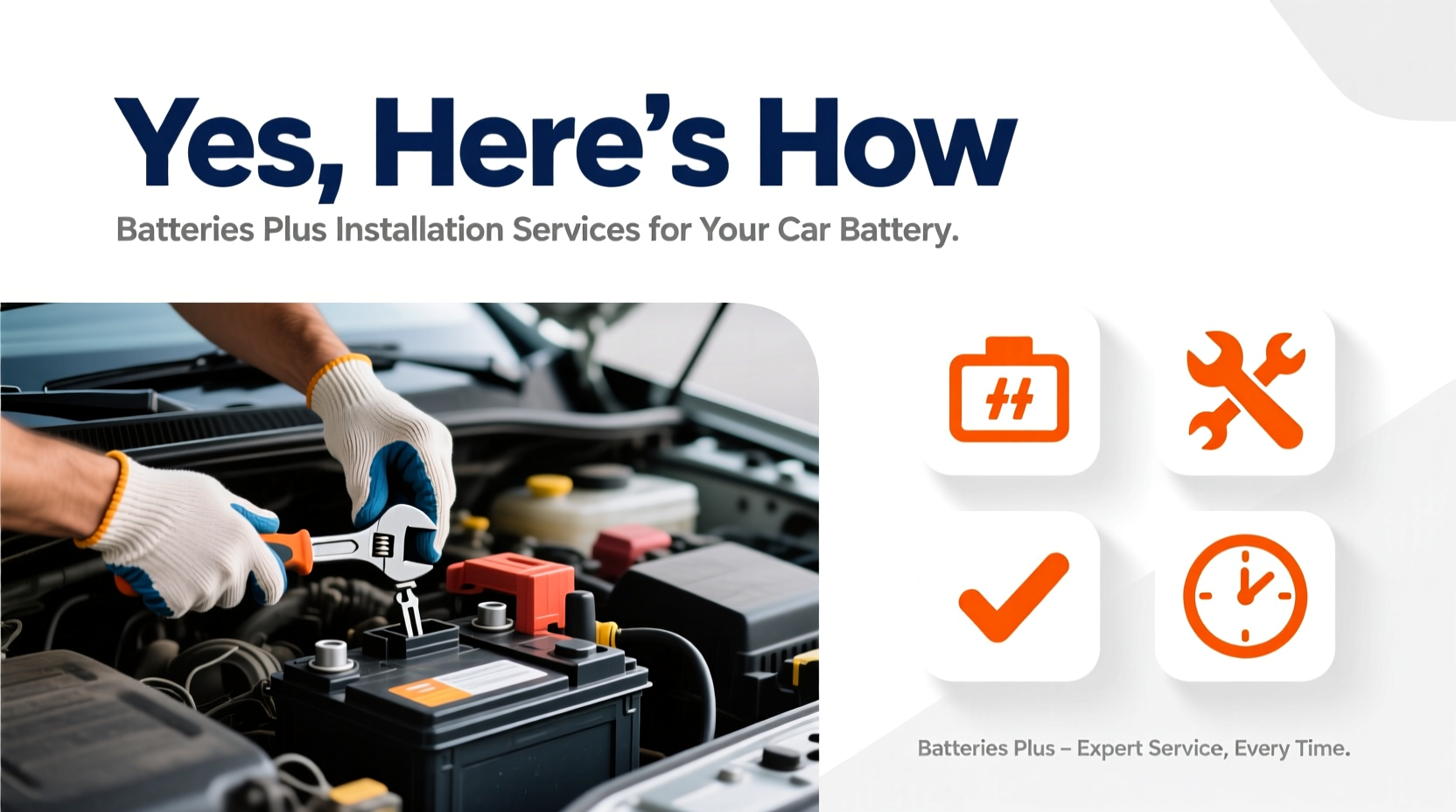 does batteries plus install car batteries
