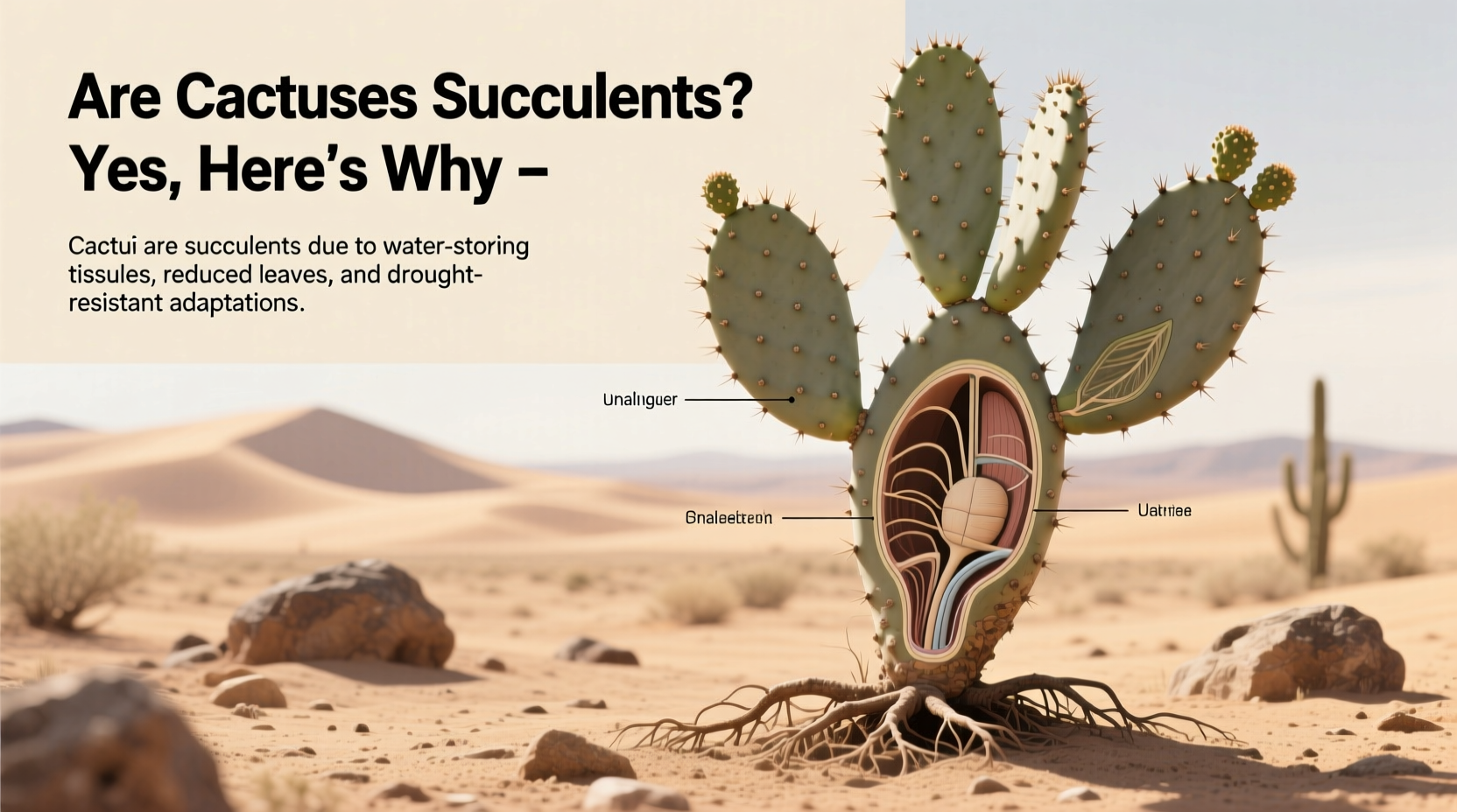 are cactuses succulents