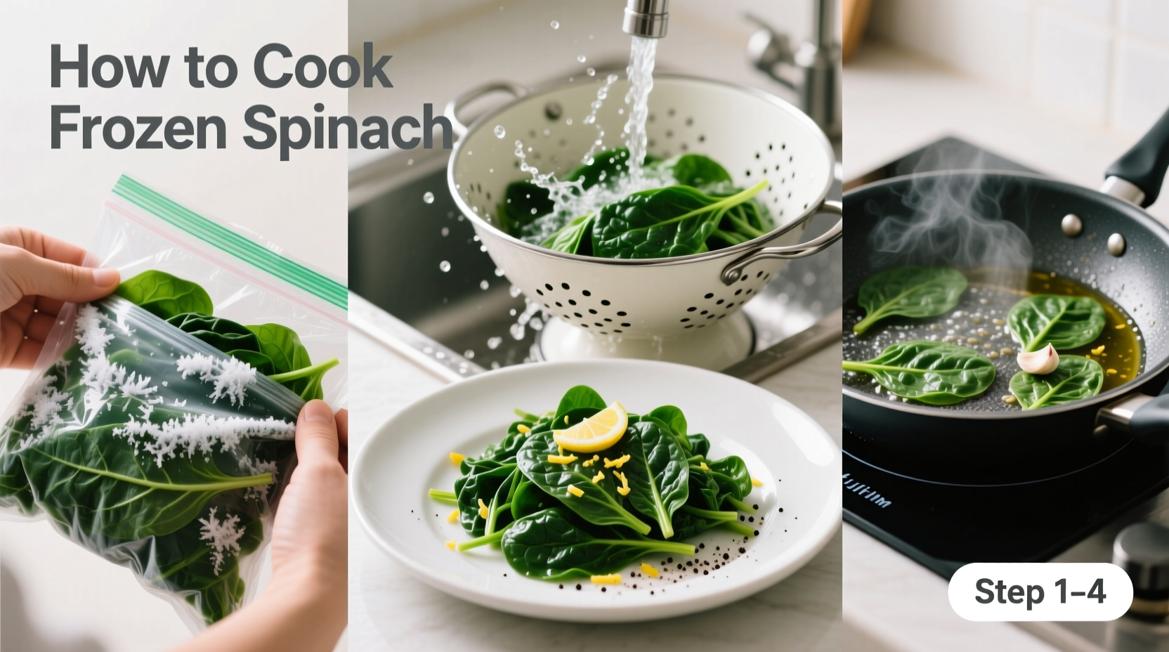 How to Cook Frozen Spinach: No-Sogginess Guide