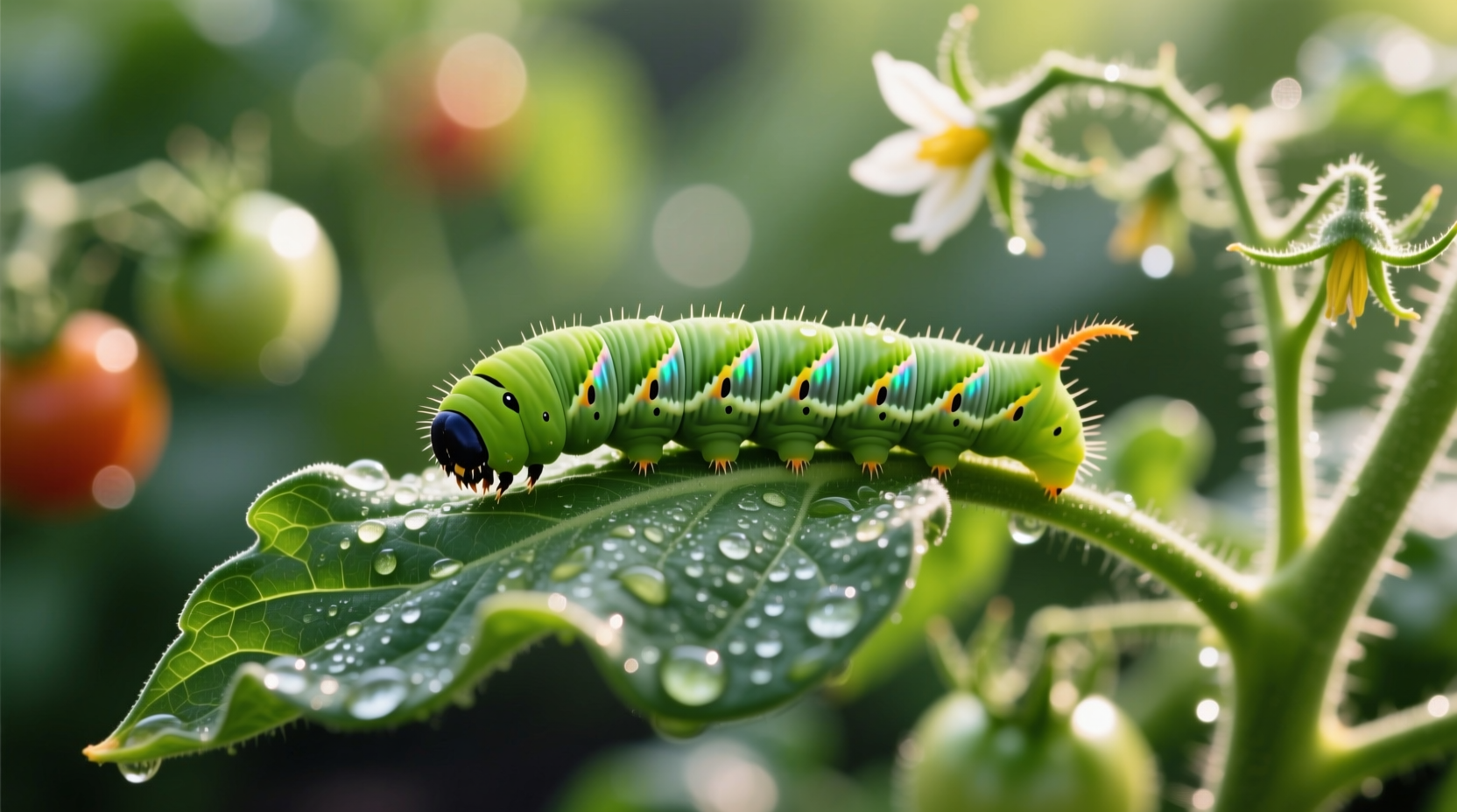 Green Caterpillar on Tomato Plant: ID & Organic Control Tips