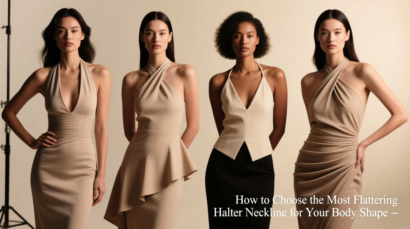 how to choose the most flattering halter neckline for your body shape