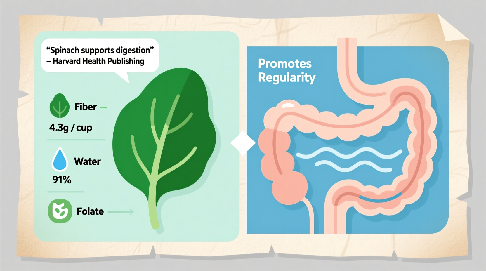 Spinach and Constipation: The Evidence-Based Truth