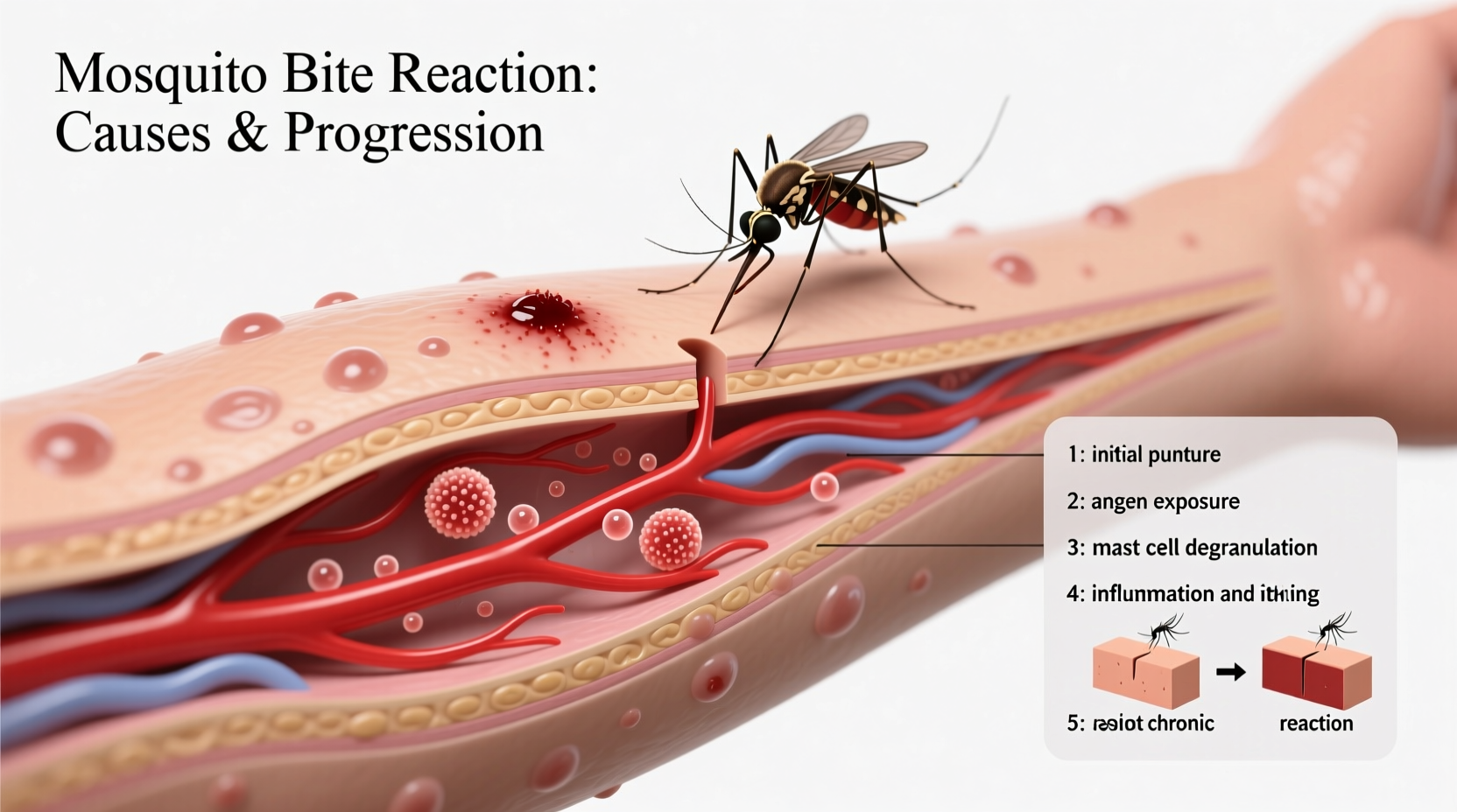 why mosquito bites get bigger causes reactions and more