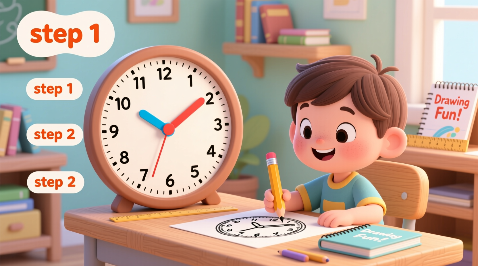 mastering how to draw a clock step by step guide for beginners and kids
