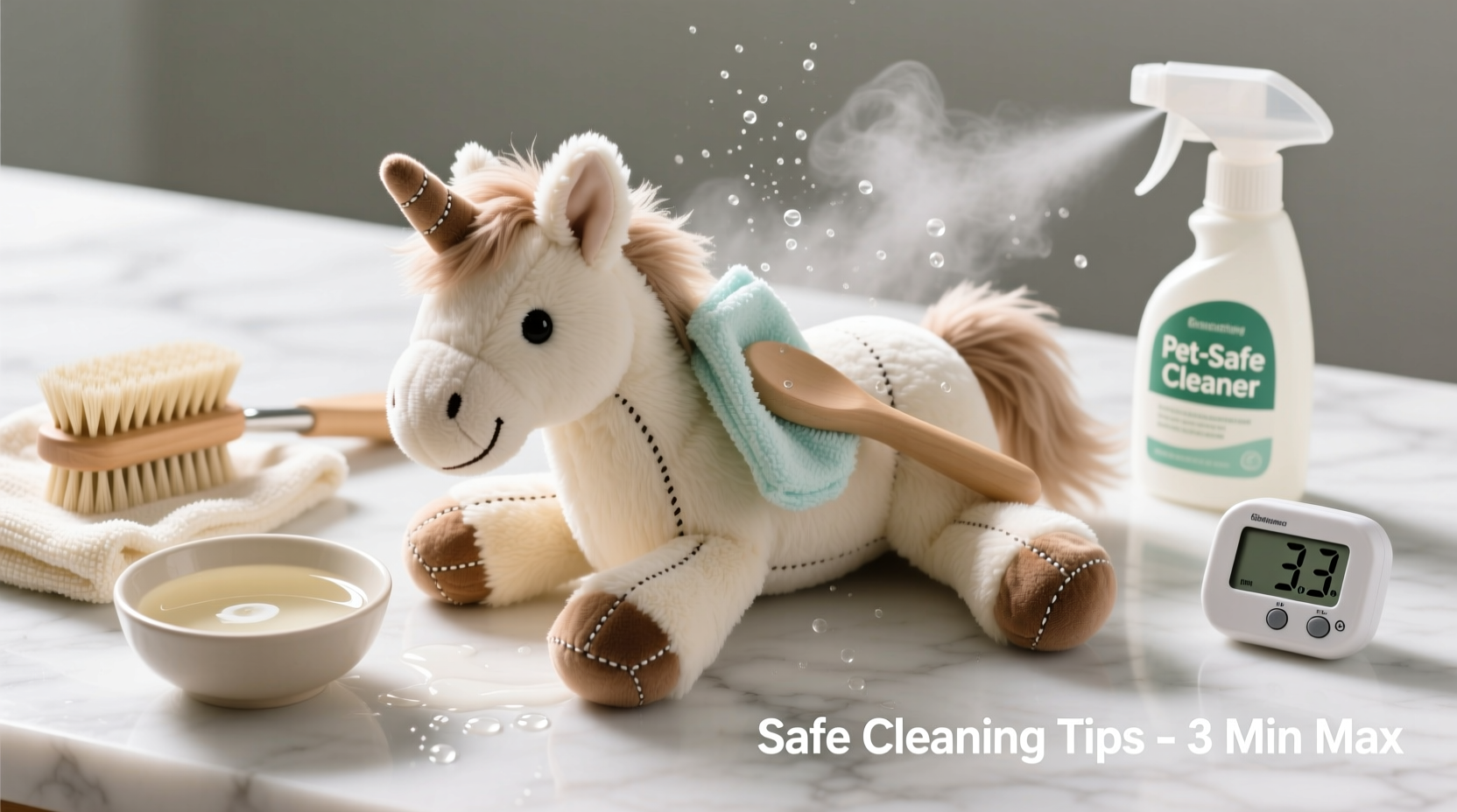 effective methods to clean and refresh your simulation pony plush toy safely