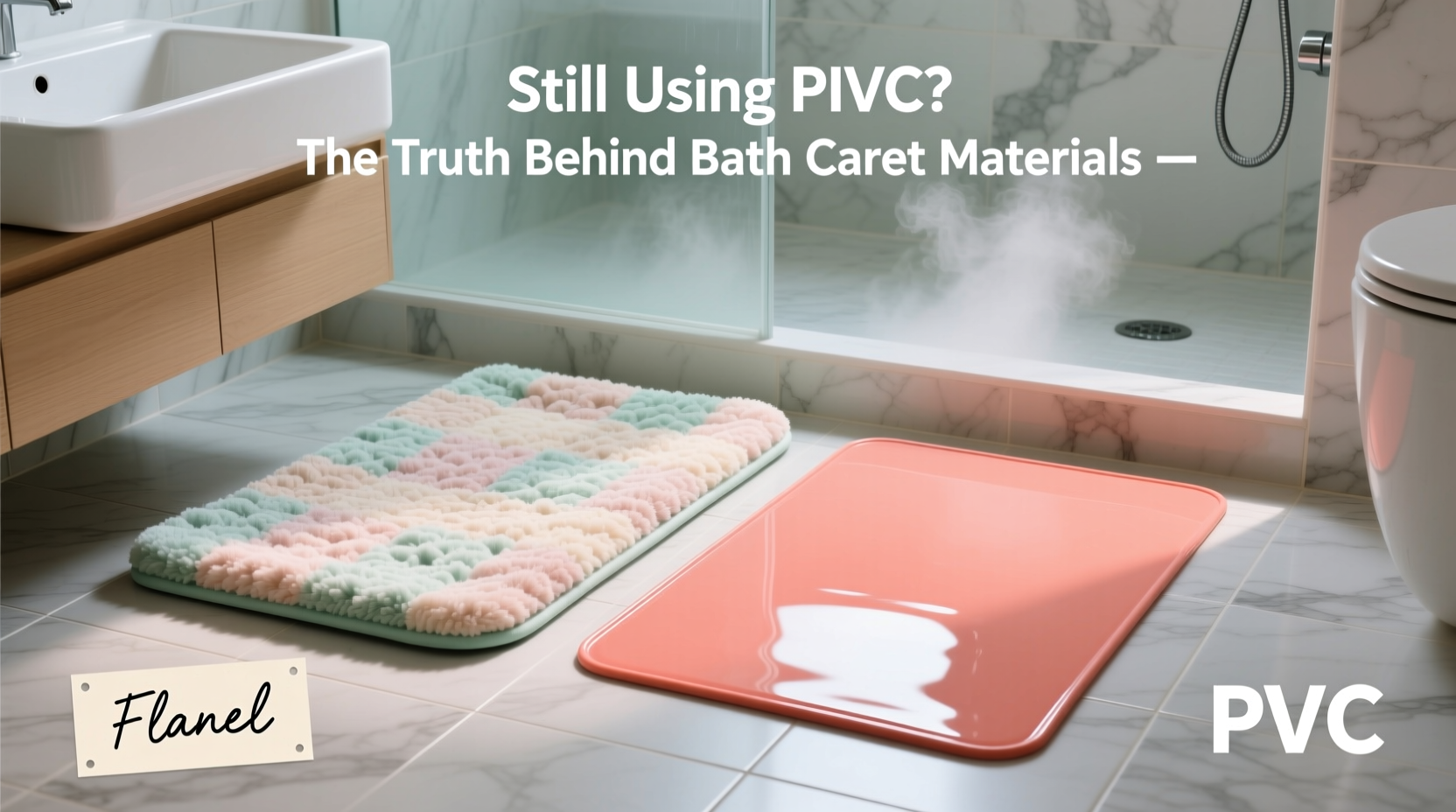 flannel vs pvc bath mats does anyone still use pvc anymore