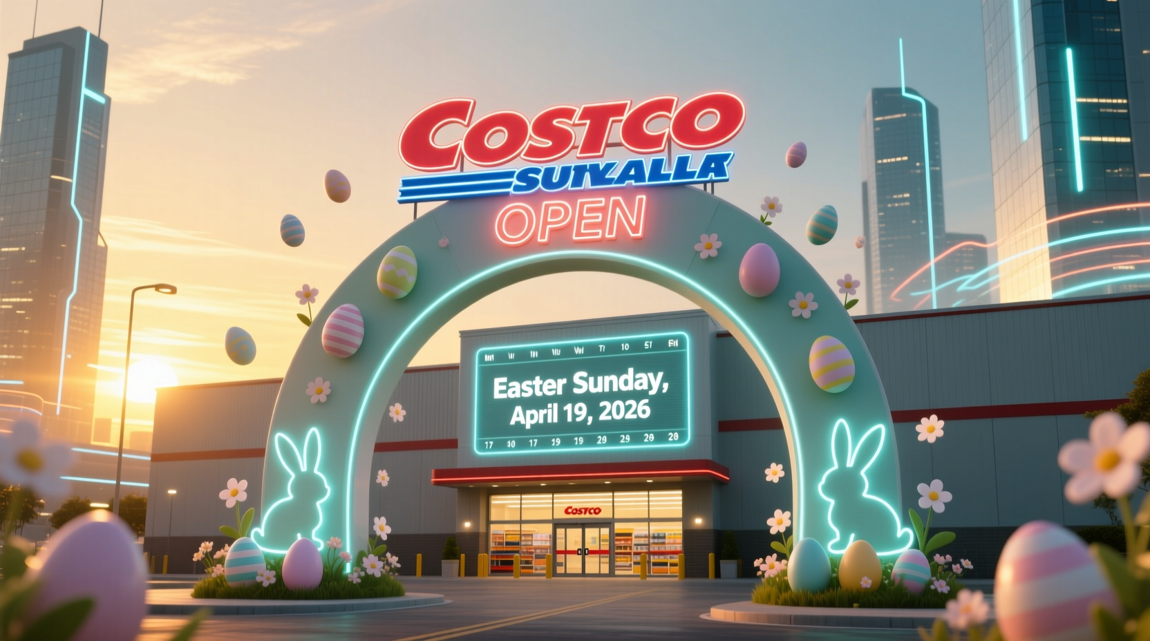 is costco open easter sunday 2026