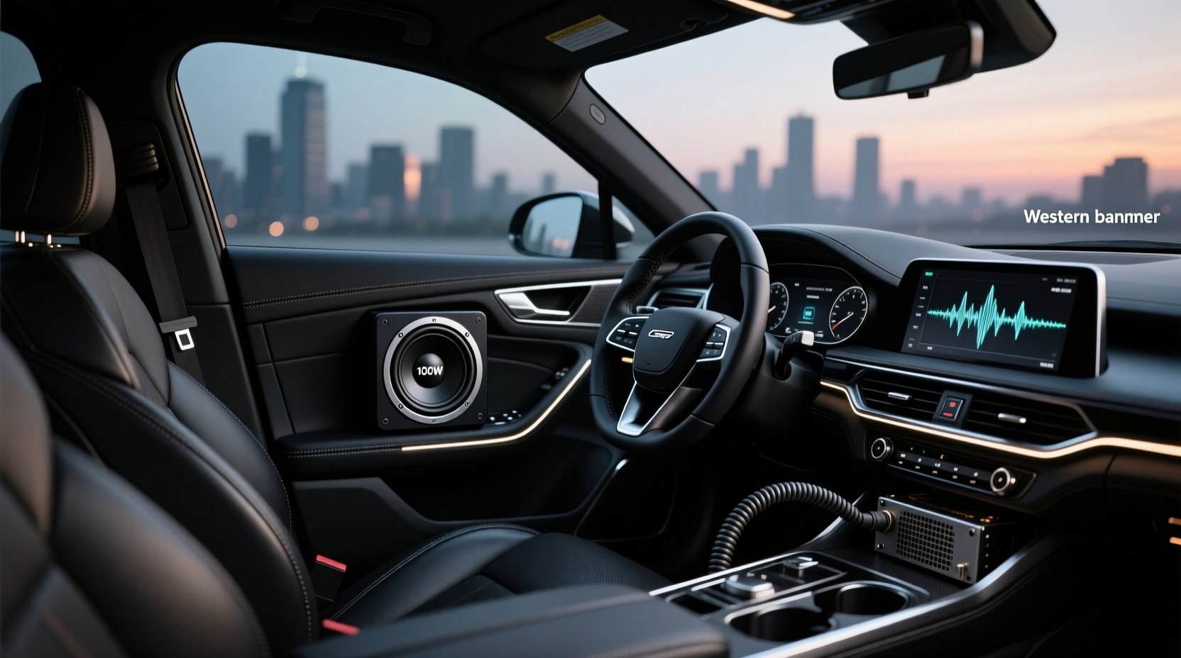 100w car subwoofer size vs. power