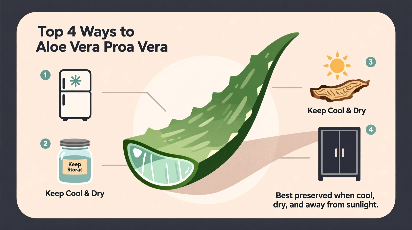 how do you store aloe vera