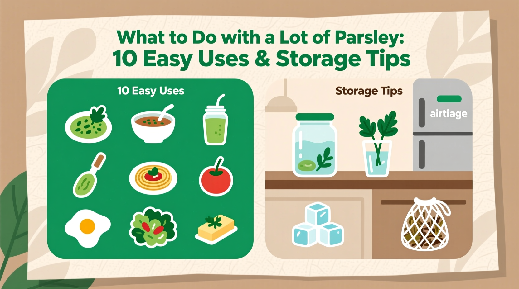 What to Do with a Lot of Parsley: 10 Easy Uses & Storage Tips