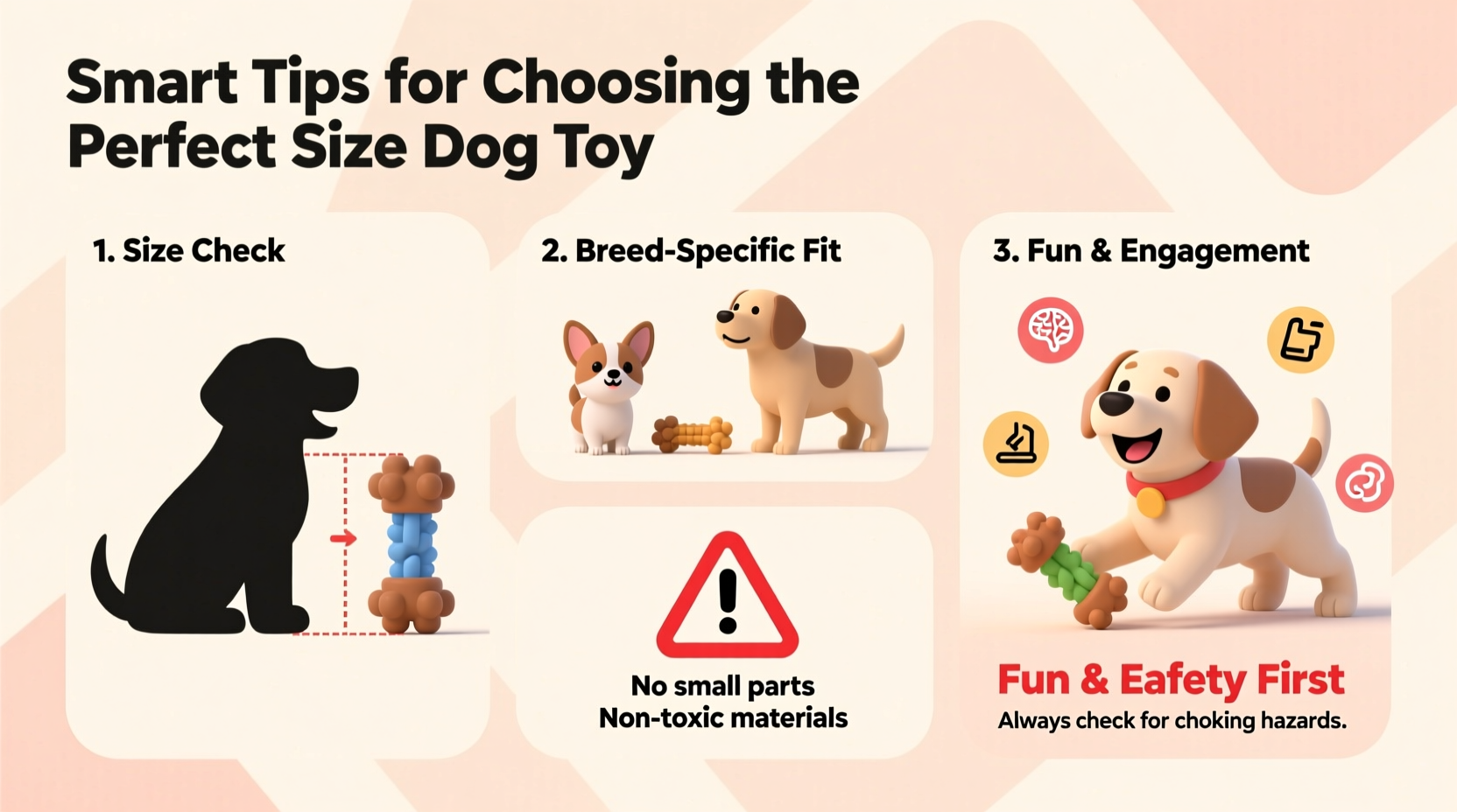smart tips for choosing the perfect size dog toy to keep your pet safe and happy