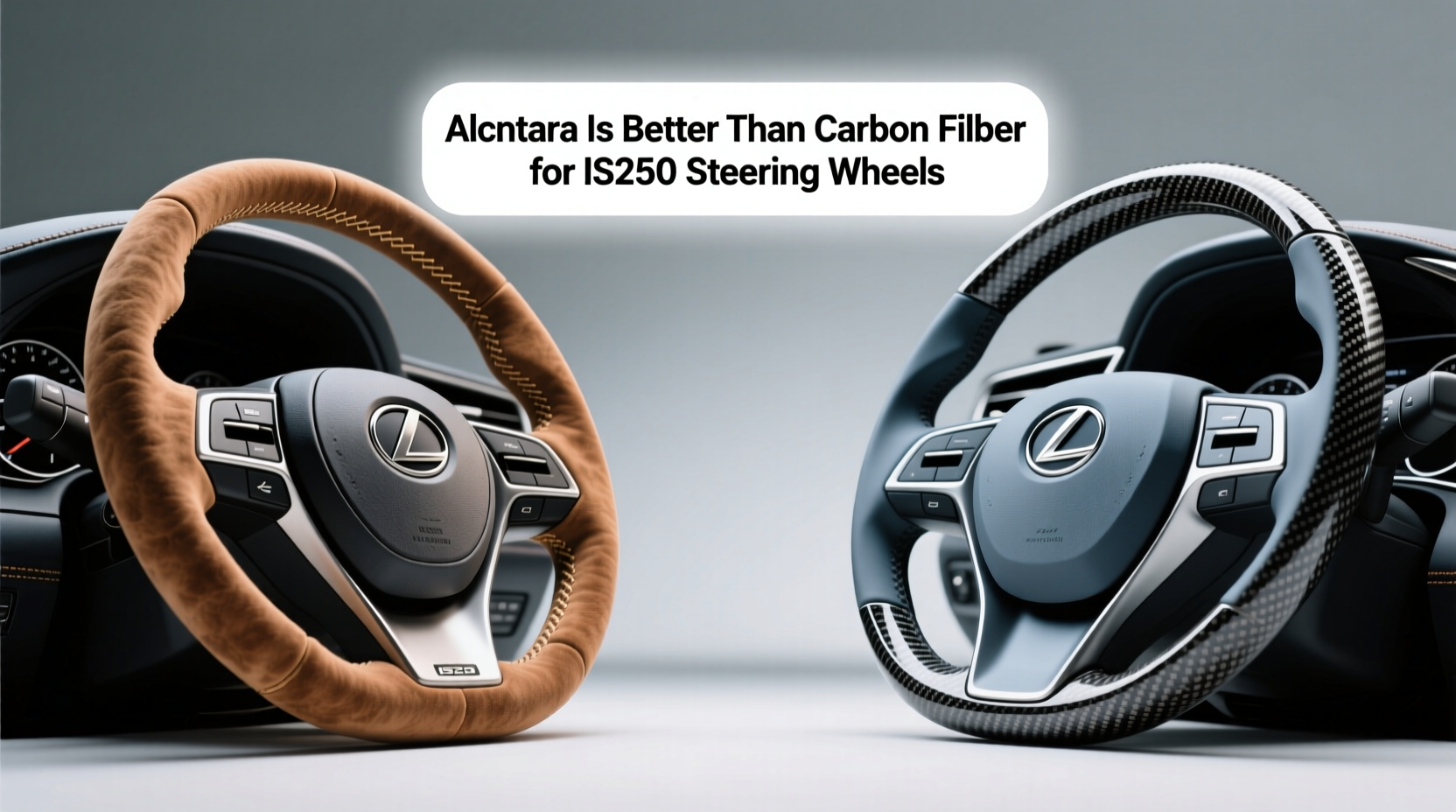 carbon vs alcantara is250 wheel