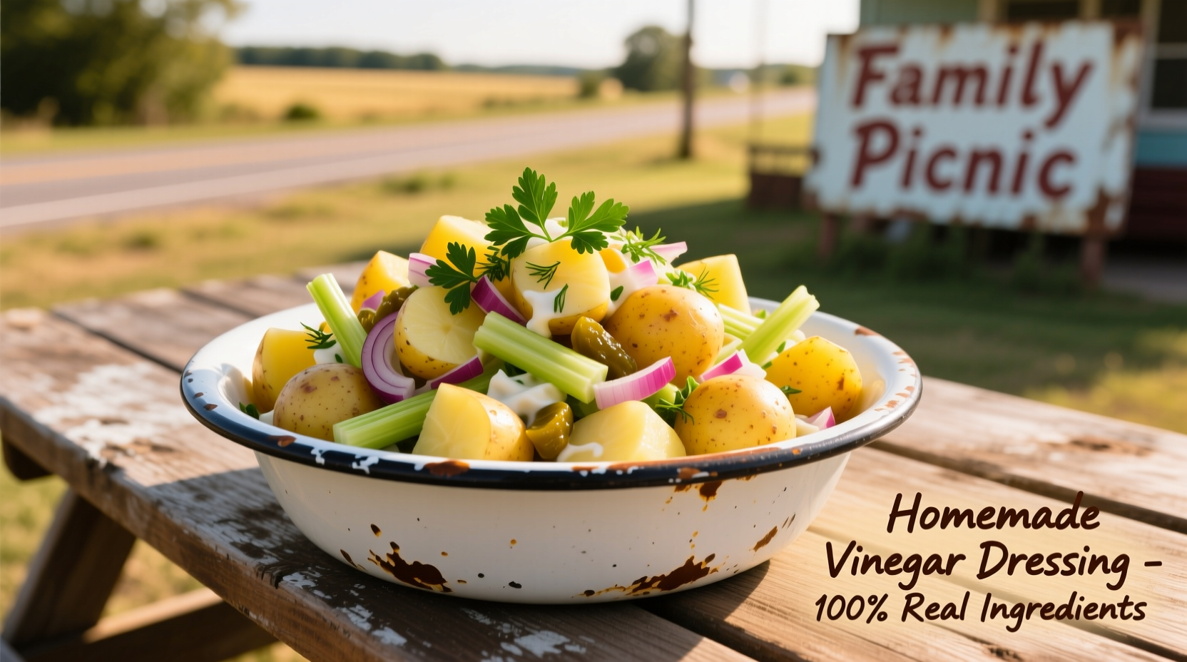 Perfect Vinegar Potato Salad: Lighter, Brighter Recipe