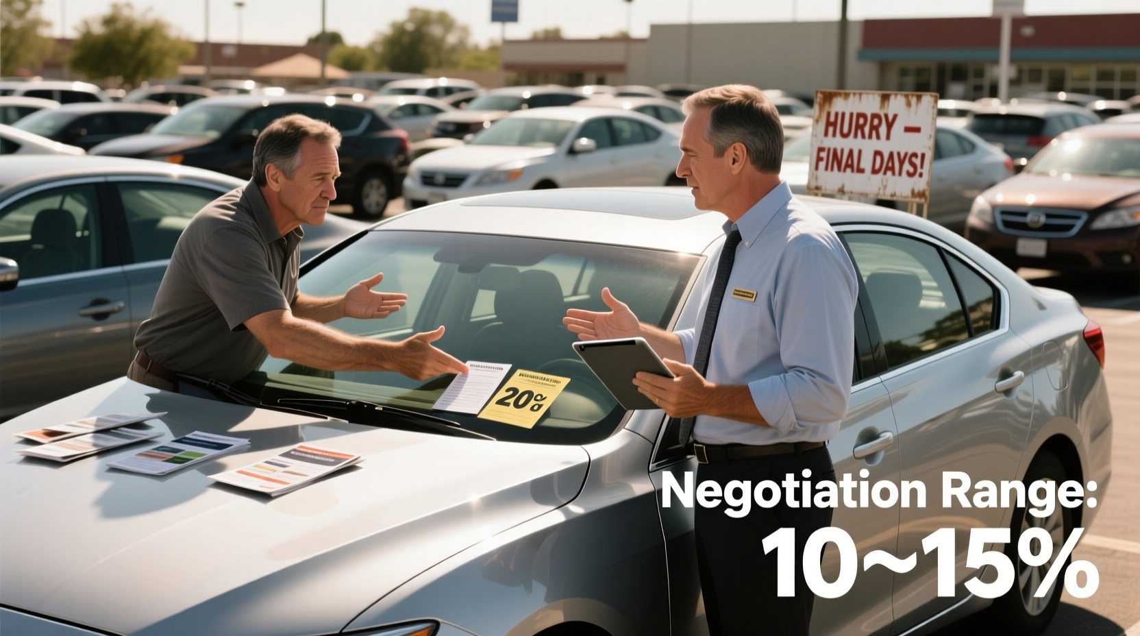 how much can you negotiate used car