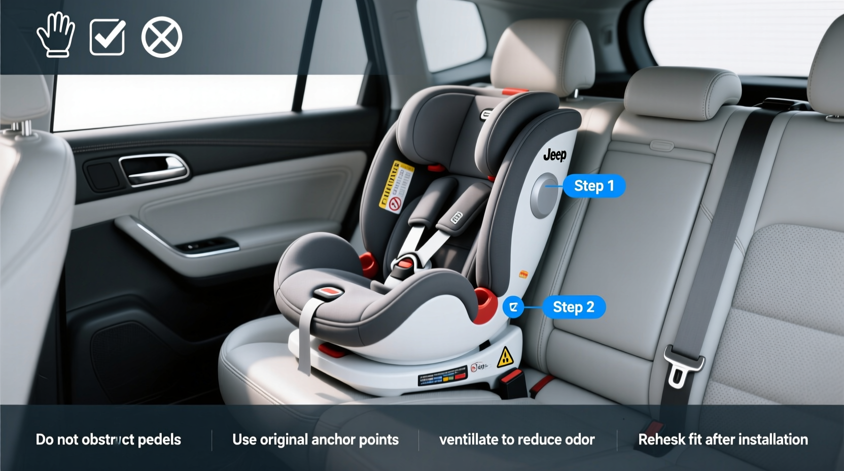 britax b safe 35 child car seats fit jeep renegade