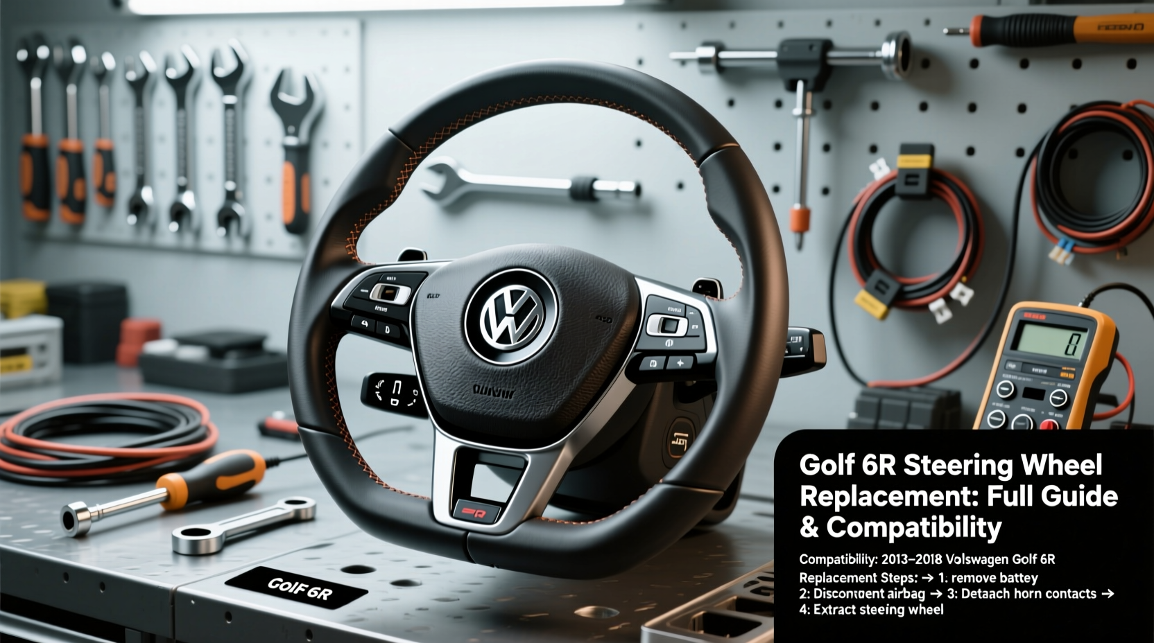 golf6r steering wheel replacement