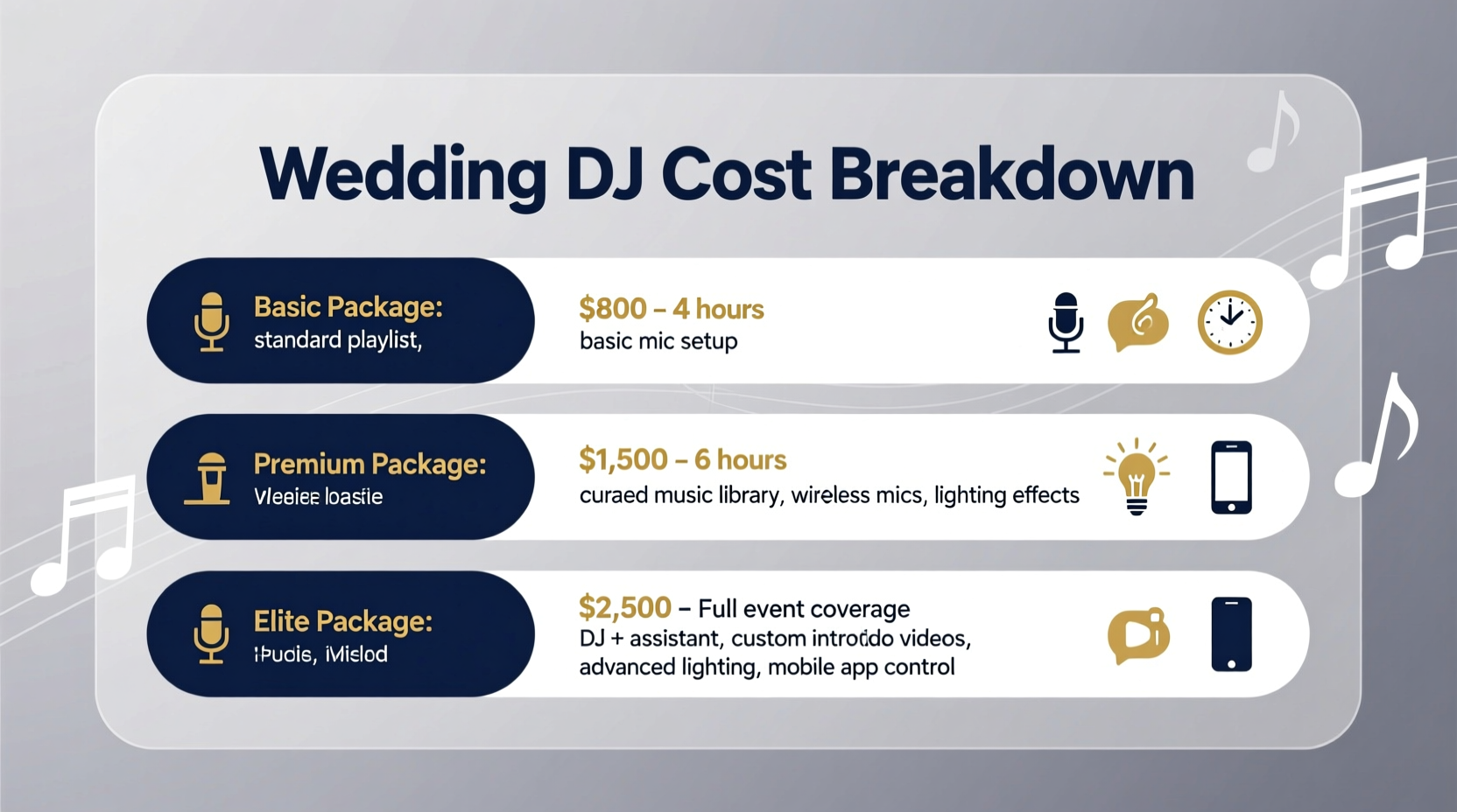 how much does wedding dj cost