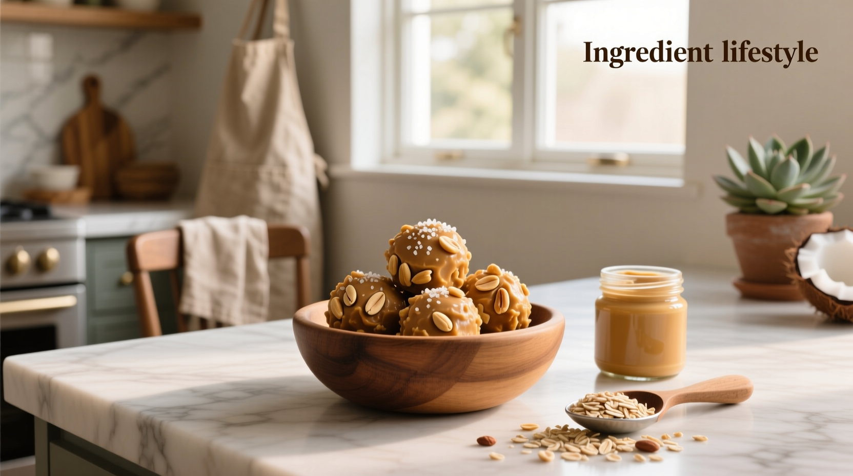 3 ingredient no bake peanut butter balls