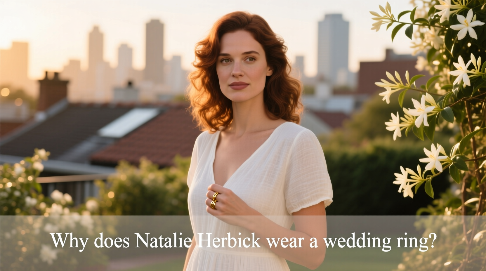 why does natalie herbick wear a wedding ring