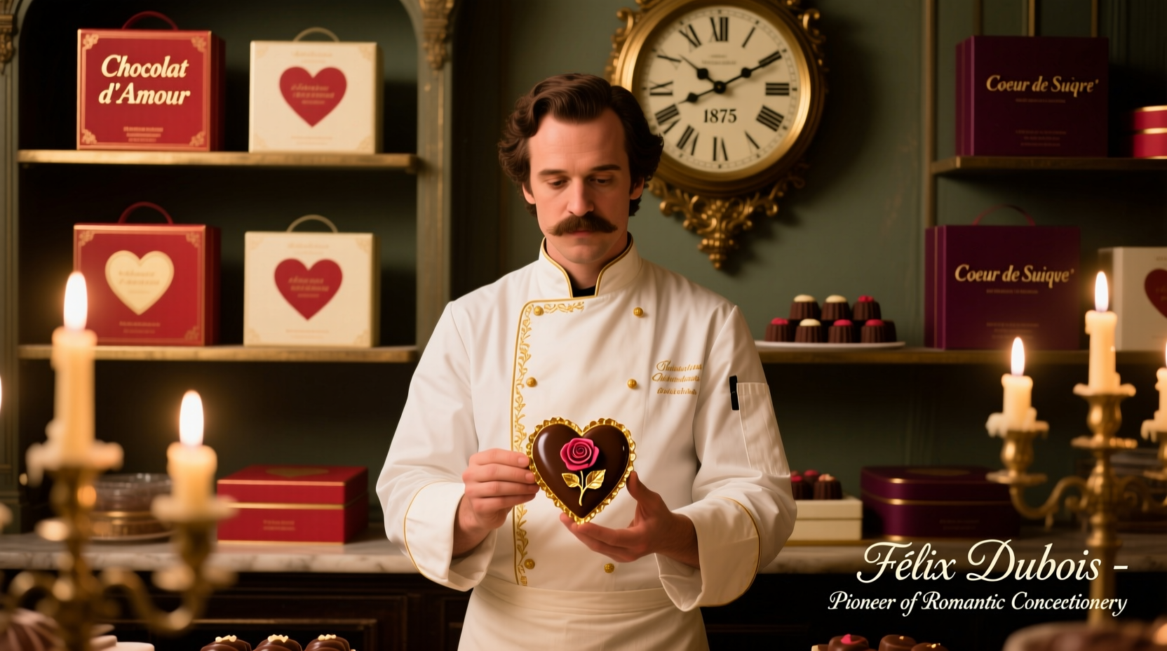 which chocolatier is credited valentines day