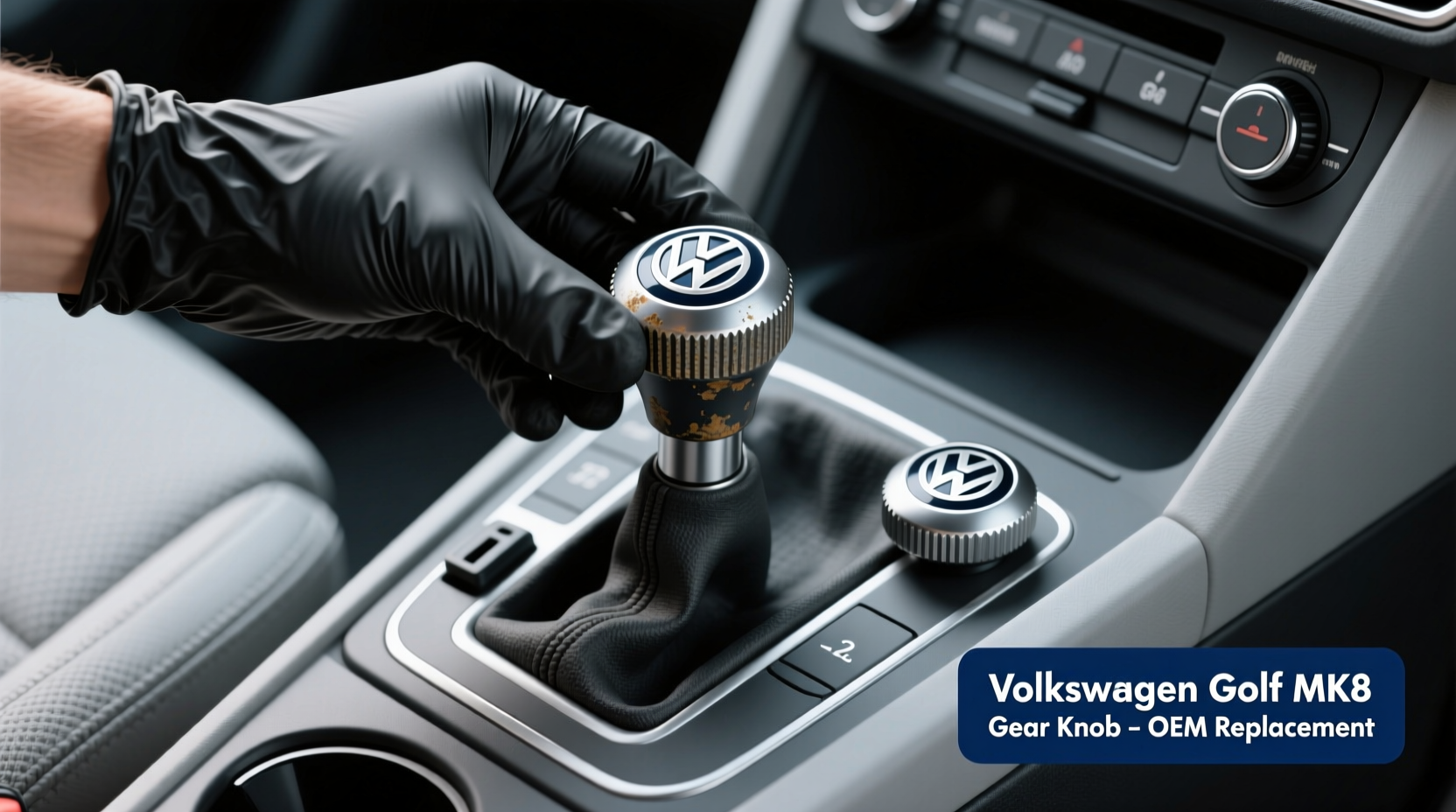 golf mk8 gear knob replace