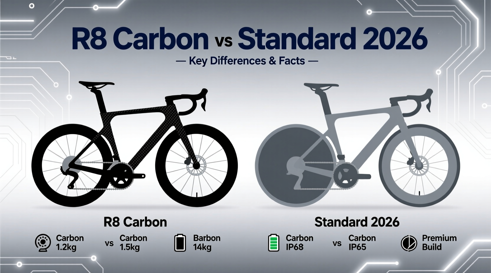 R8 Carbon vs Standard 2026: Key Differences & Facts