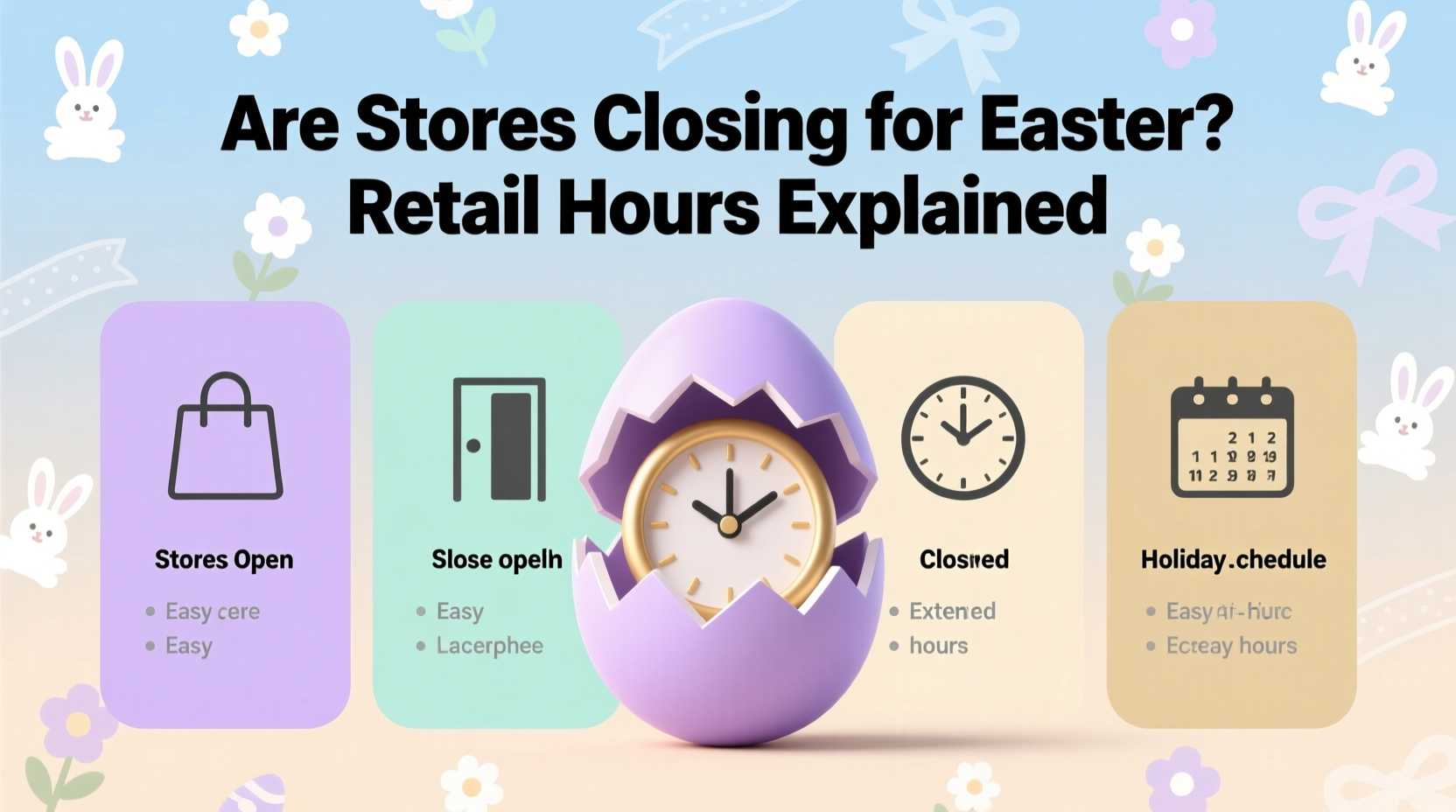 Are Stores Closing for Easter? Retail Hours Explained