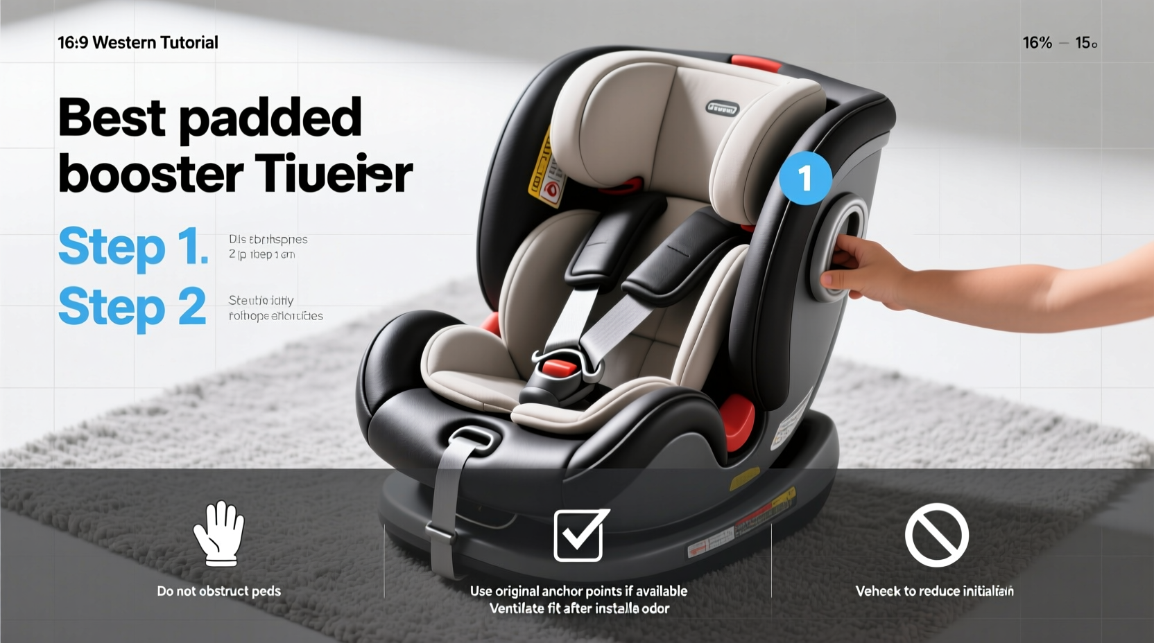 best padded booster seat