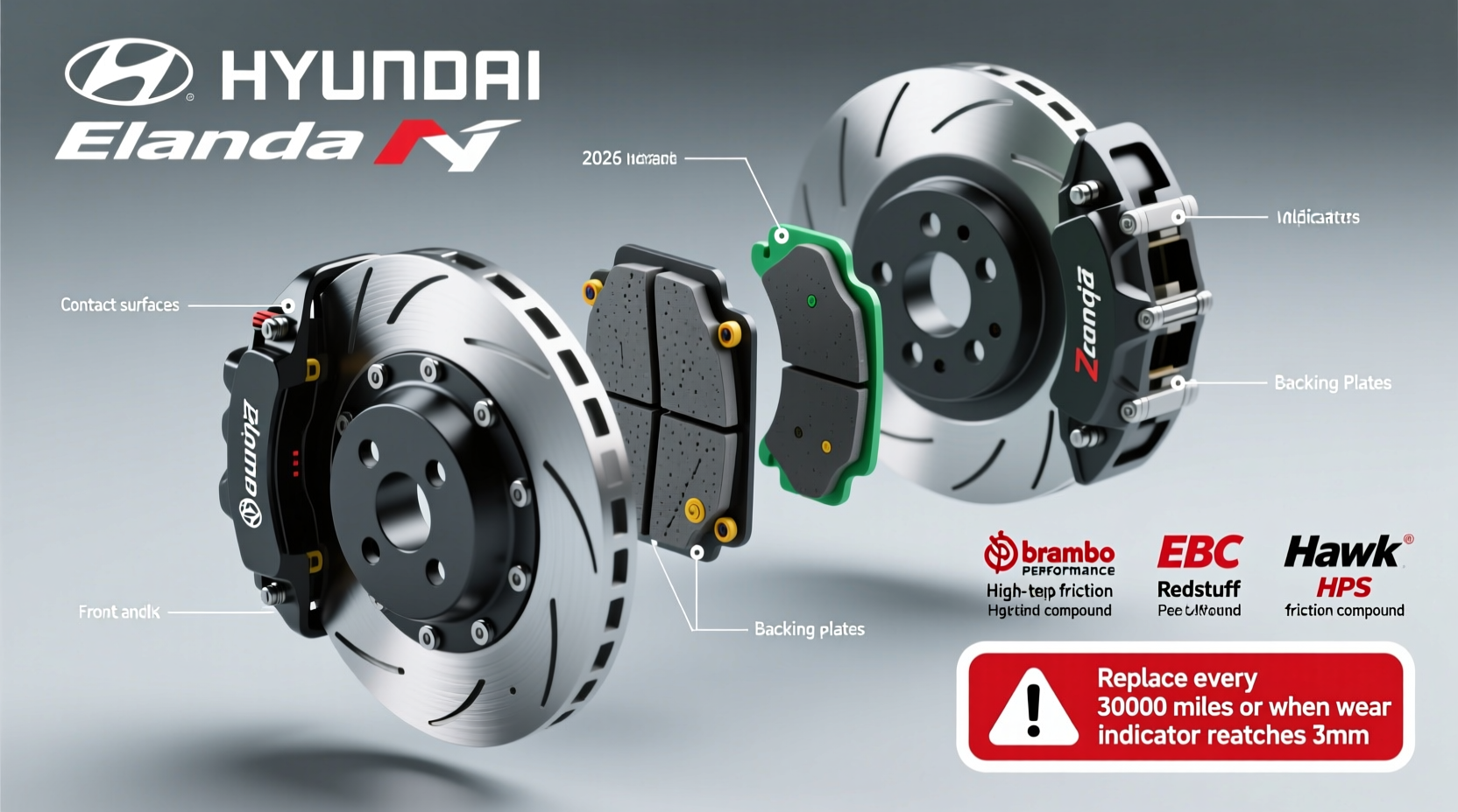 2026 Elantra N Brake Pads: Fitment, Timing & Best Options