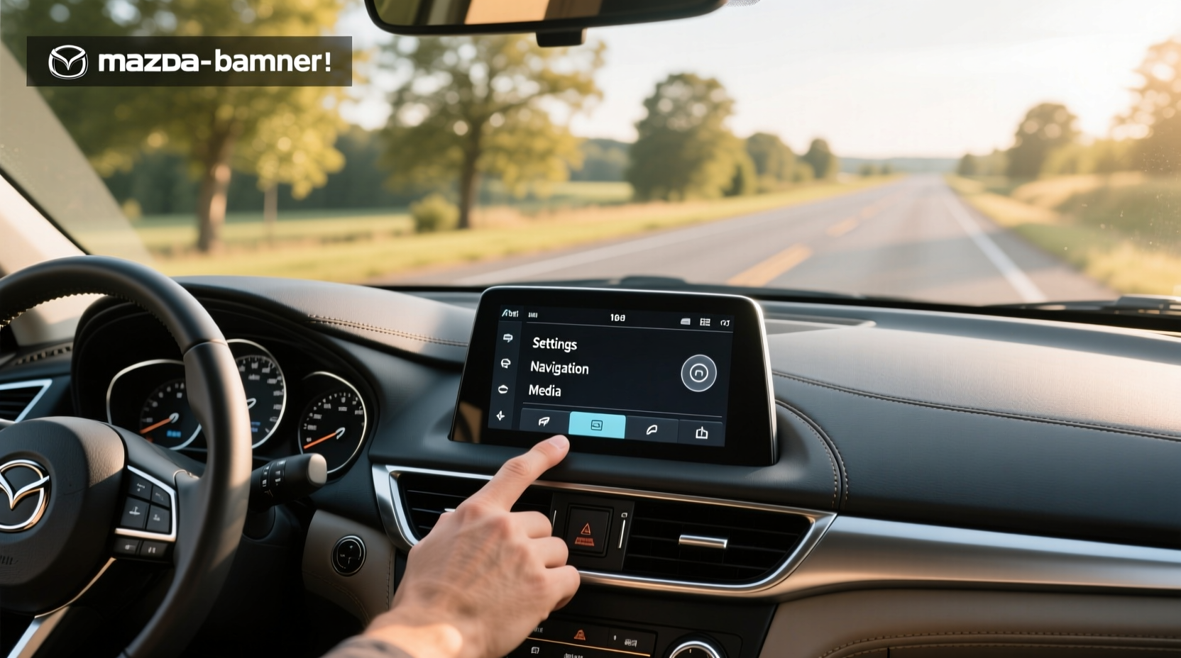 How to Choose Mazda Axela Touch Screen Radio and Enable While Driving?