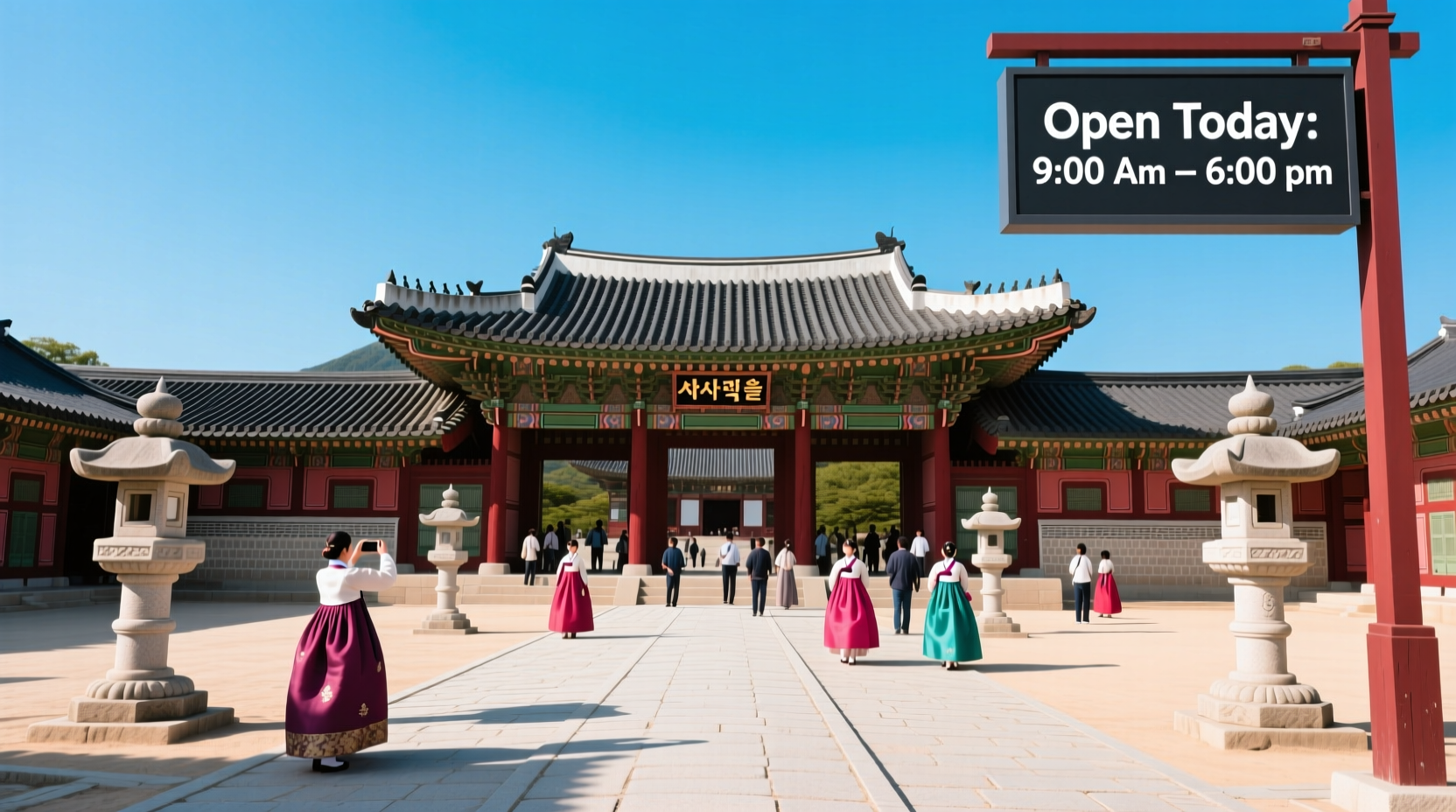 is gyeongbokgung palace open on sunday