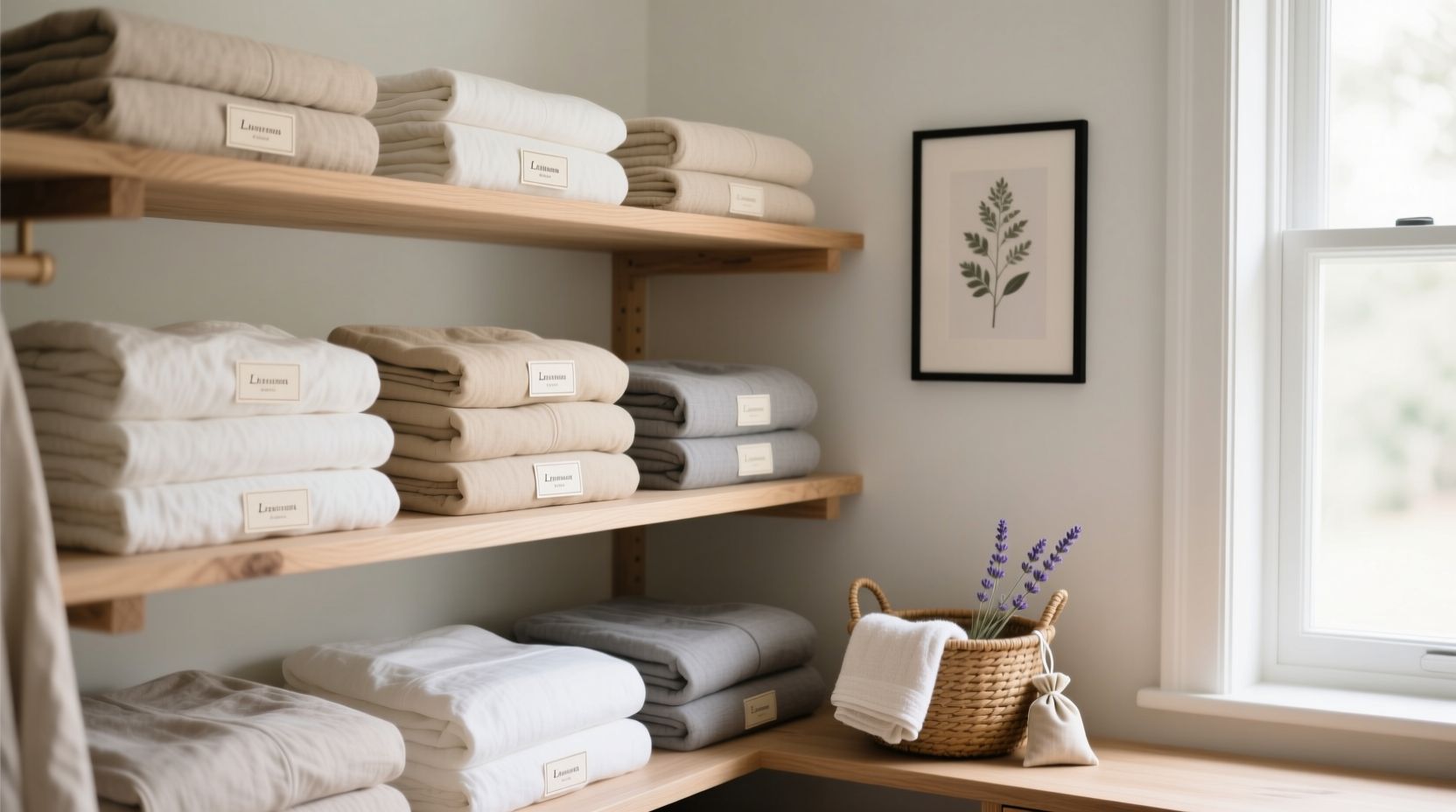 linen closet organization