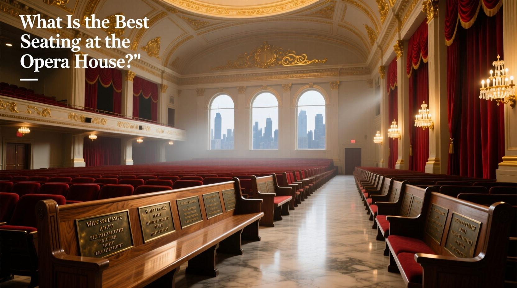 Best Seats at the Opera House: A Practical Seating Guide