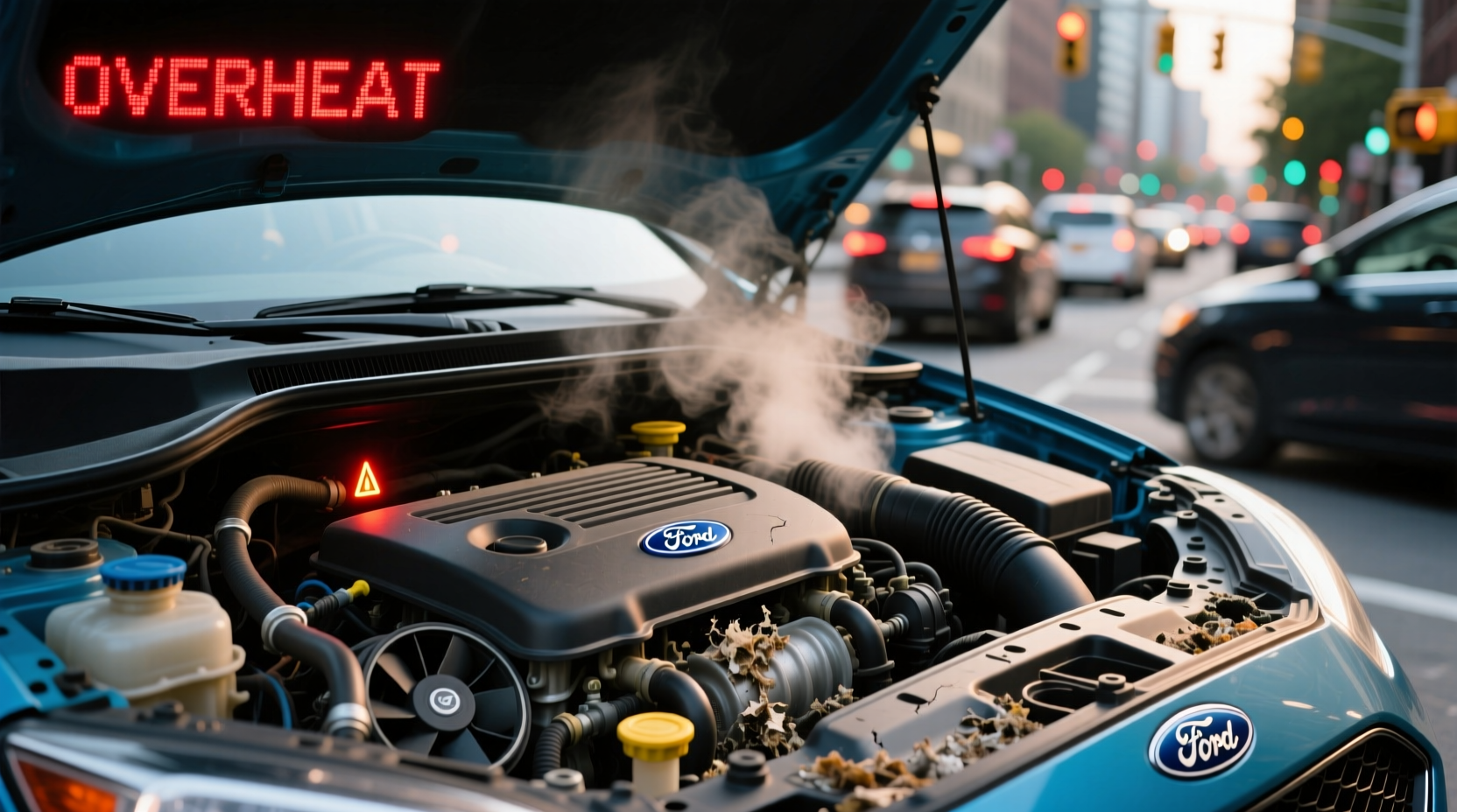 fiesta st overheating stop go