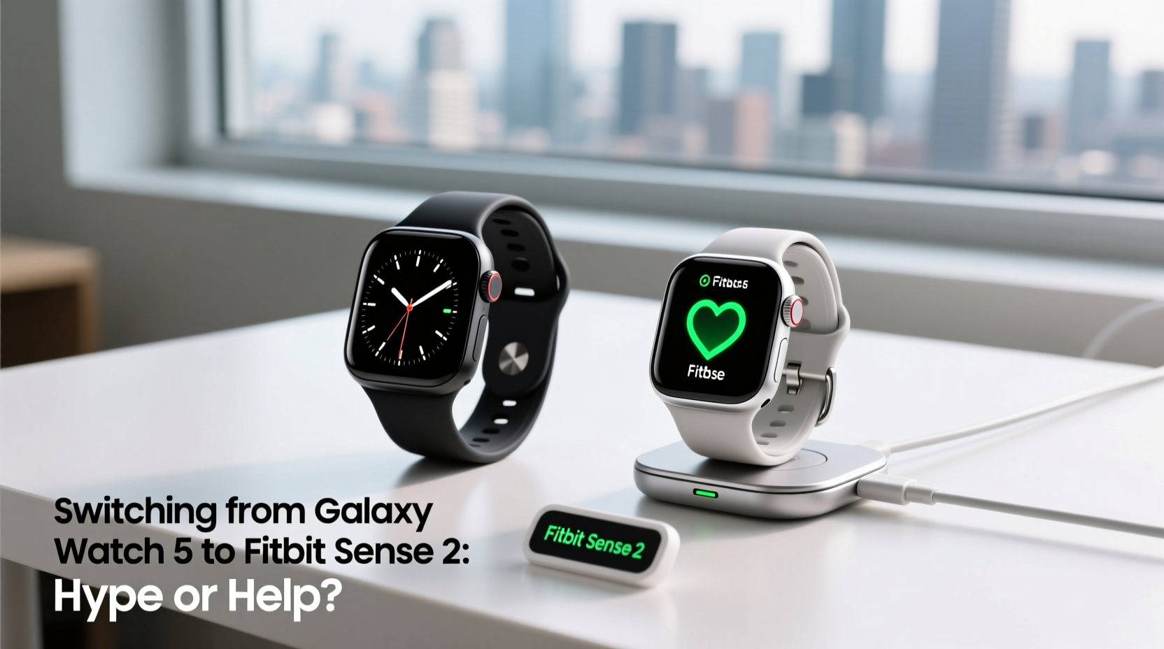 switching from samsung galaxy watch 5 to fitbit sense 2 hype or help