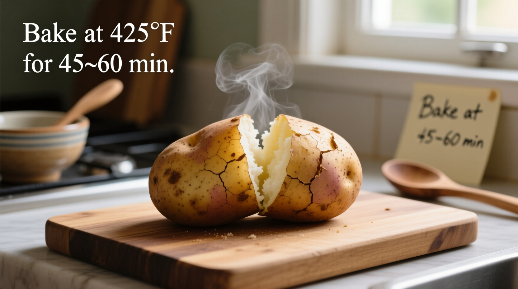 baked potato cook time