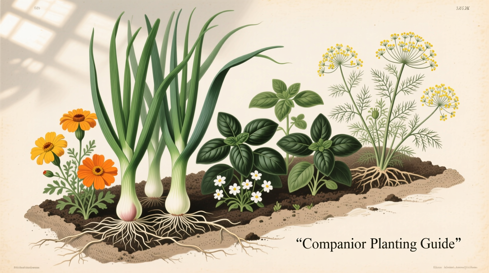 Best Companion Plants for Green Onions: Science-Backed Pairings