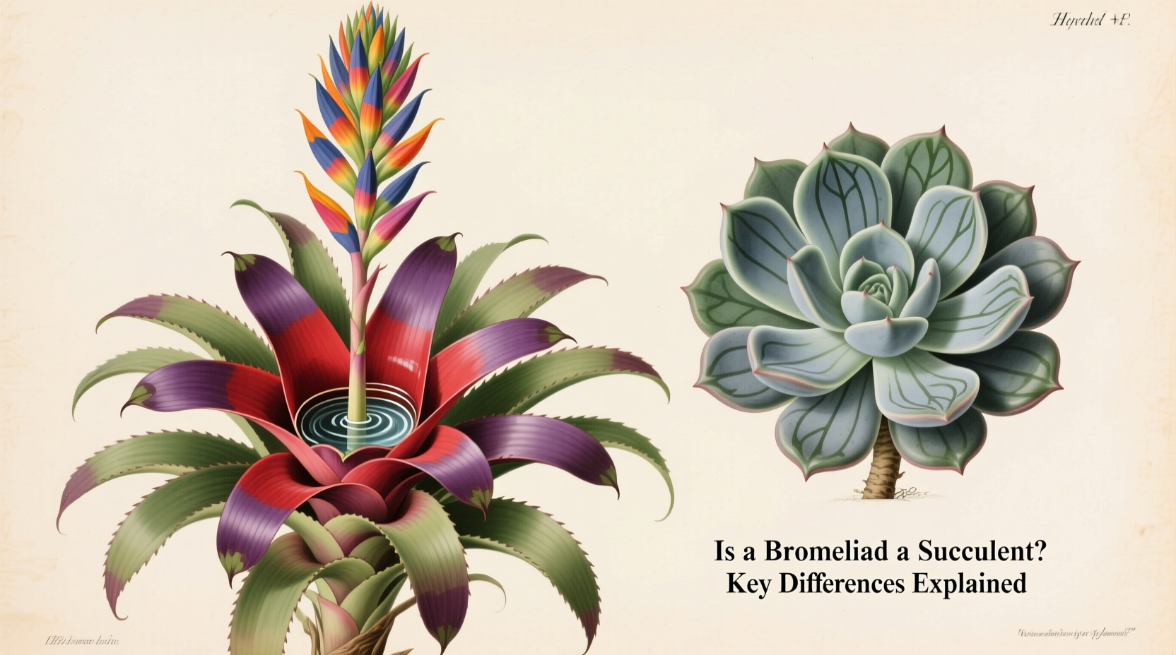 Is a Bromeliad a Succulent? Key Differences Explained