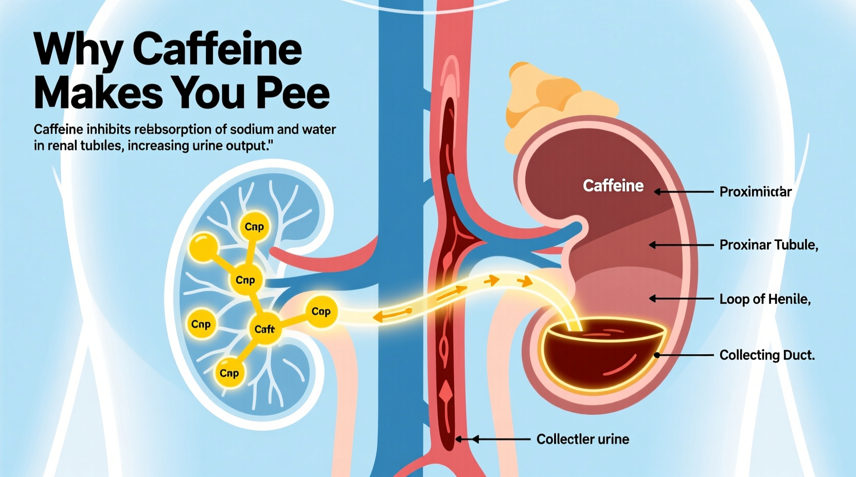 caffeine as a diuretic why does caffeine make you pee