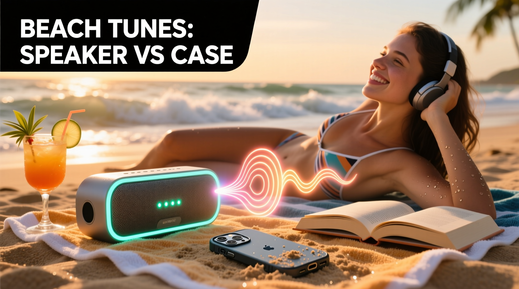 waterproof bluetooth speaker vs waterproof phone case for beach tunes is a speaker really worth it