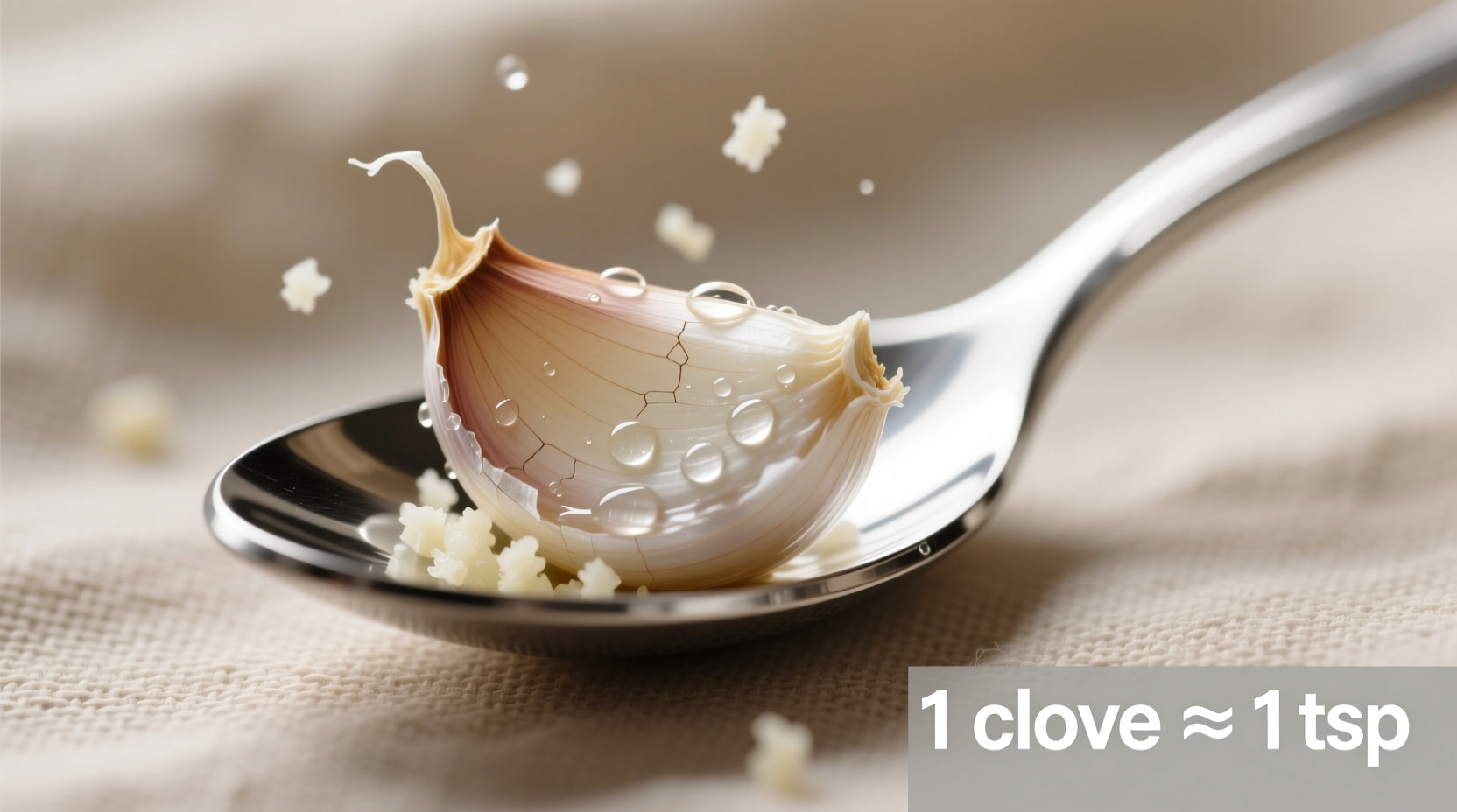 1 Garlic Clove to Tsp: Exact Measurement Guide