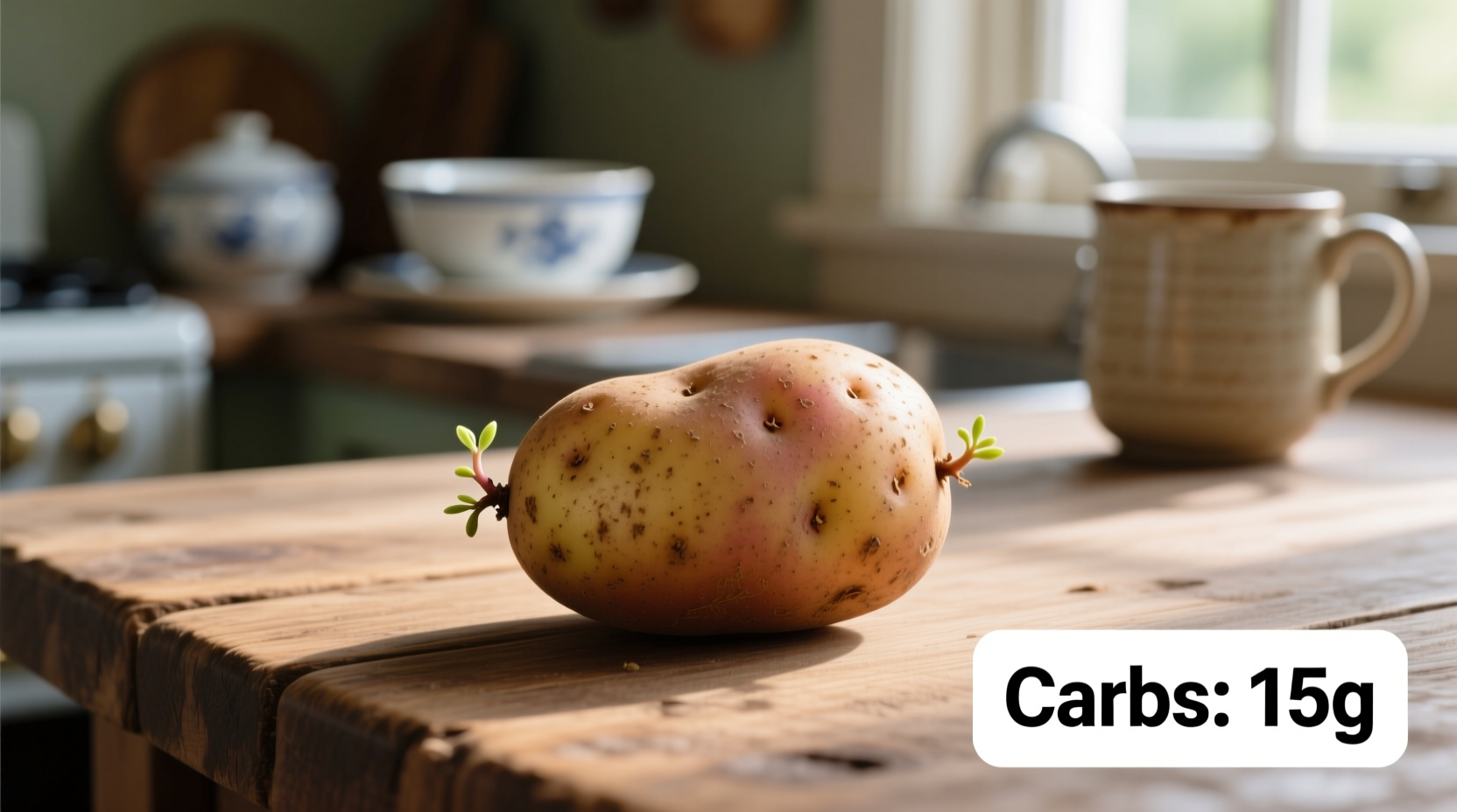 Vergleich Kohlenhydrate in kleinen Kartoffeln unterschiedlicher Zubereitungsarten