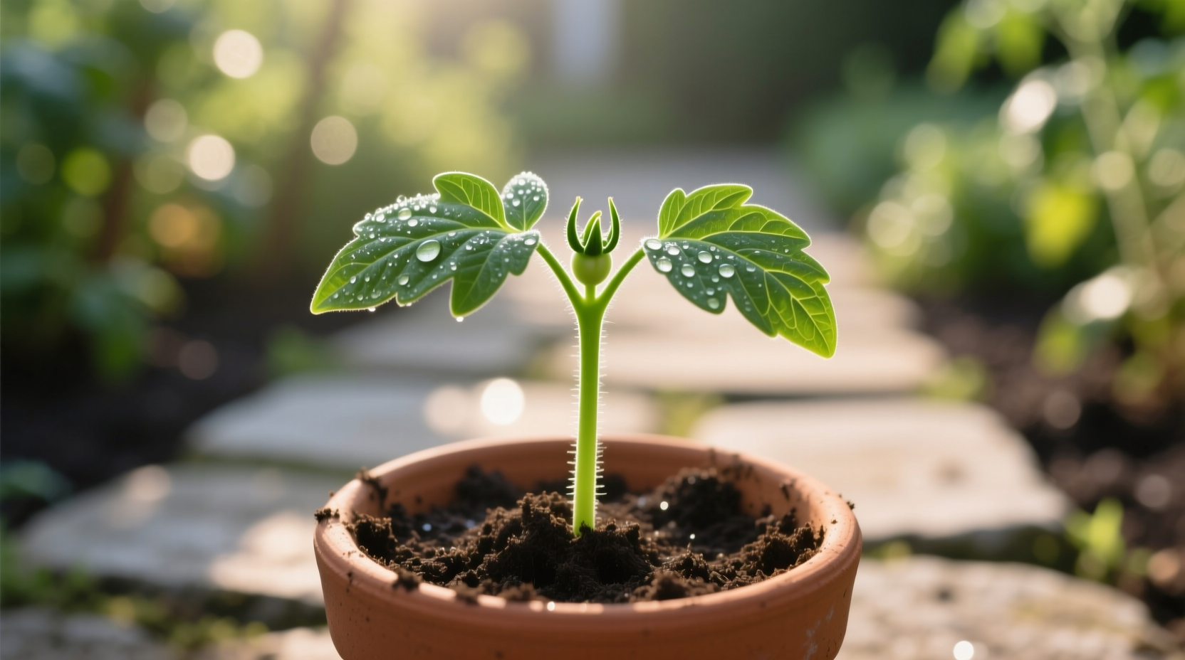 tomato plant seedling