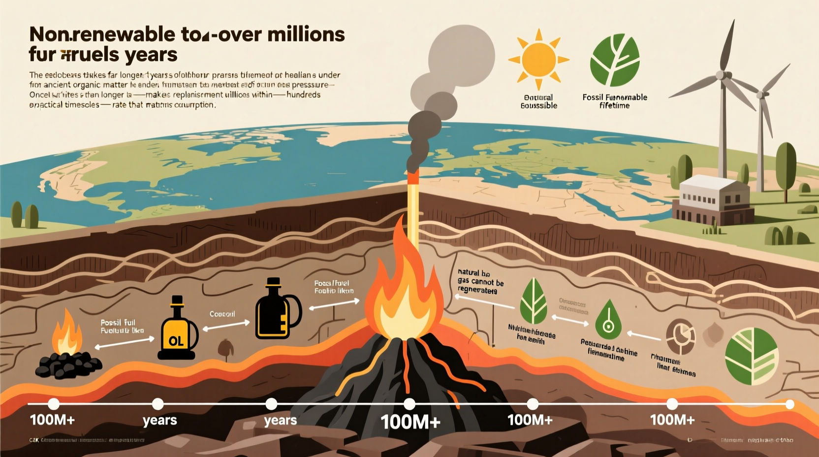 why are fossil fuels nonrenewable key reasons explained