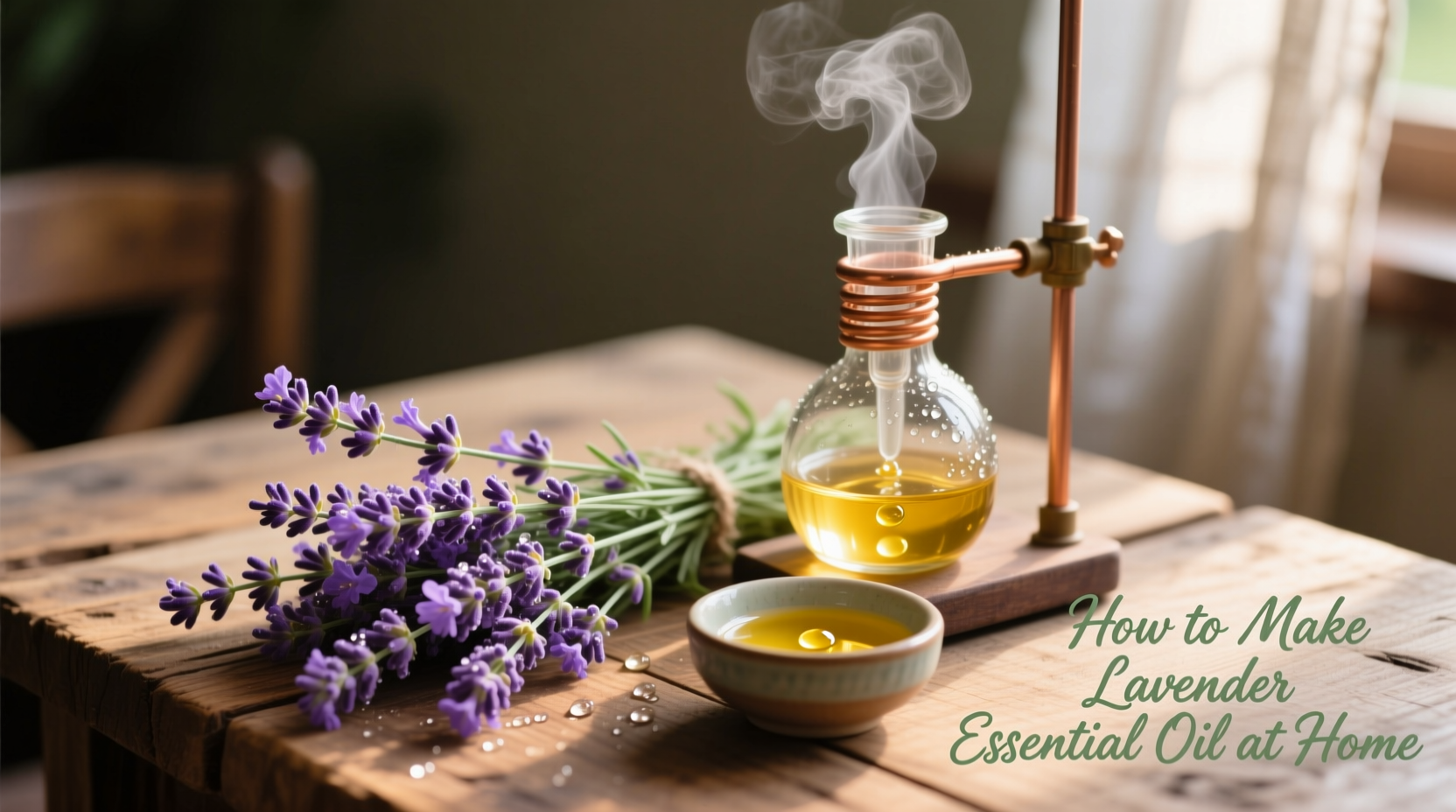 how to make lavender essential oil at home