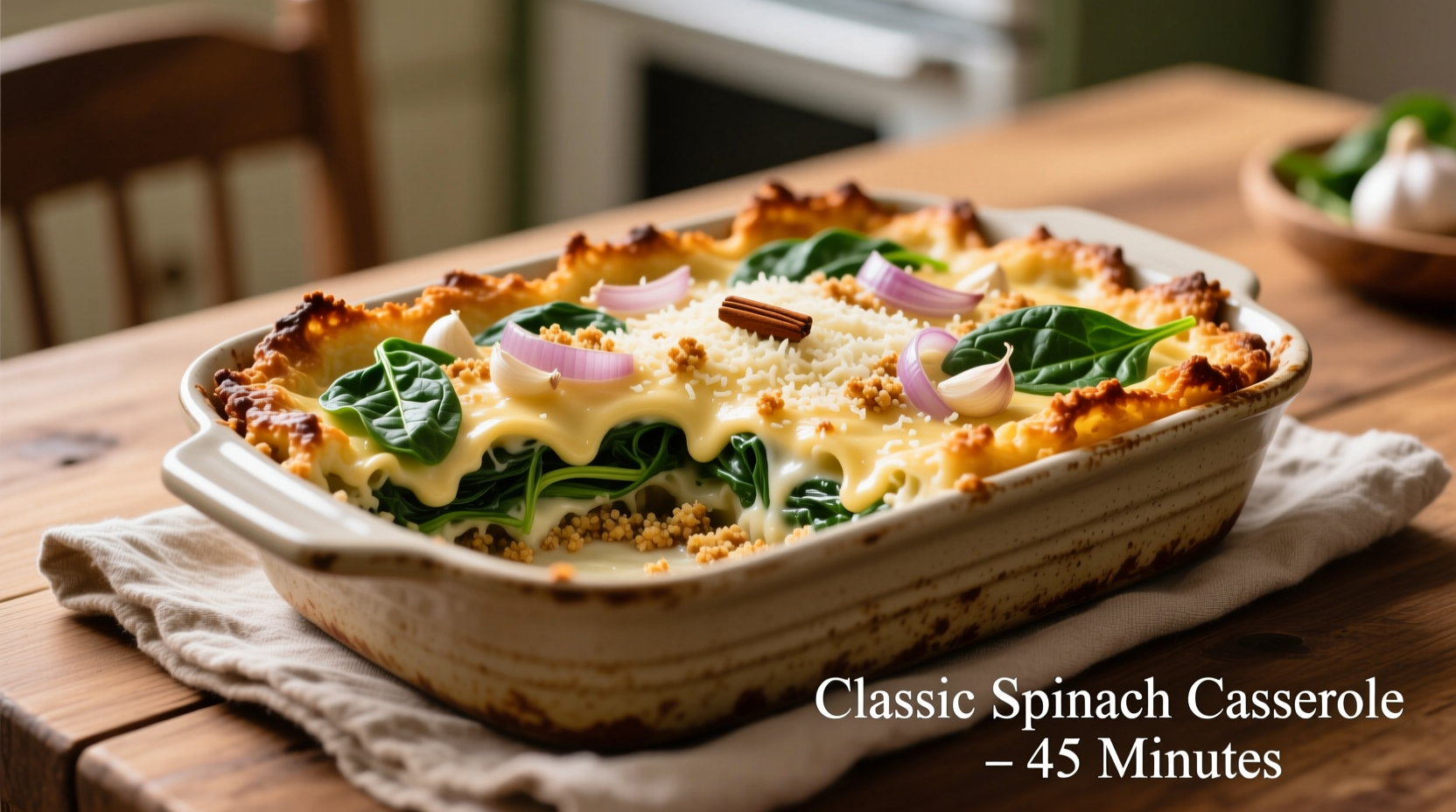 Perfect Spinach Casserole Recipe: Creamy, Flavorful & Foolproof