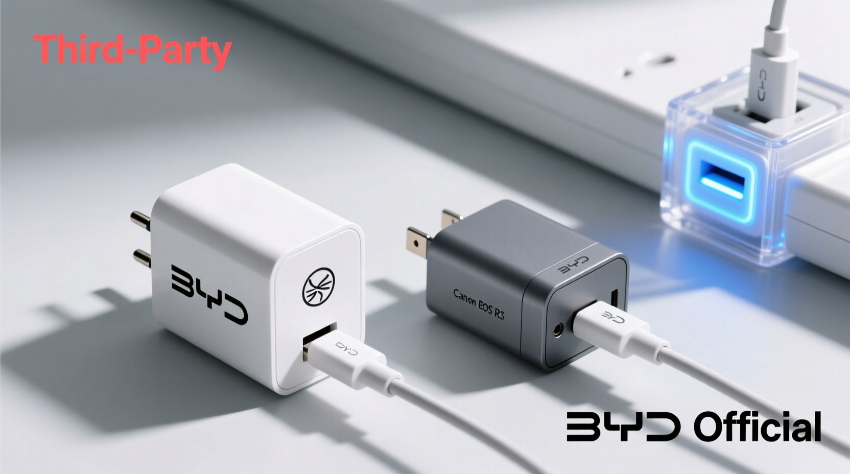 vs byd seagull charging adapters