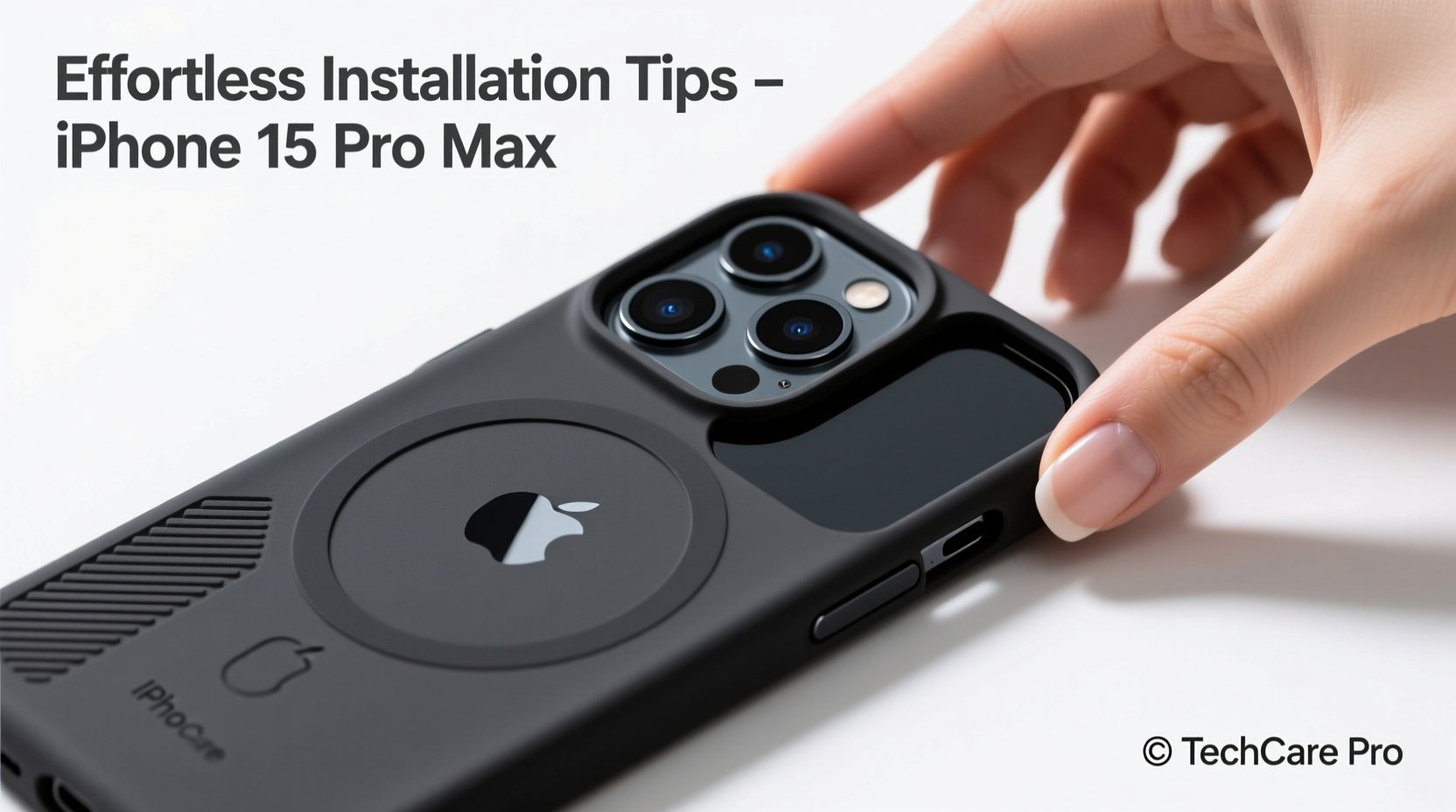 effortless tips for installing your iphone 15 pro max silicone case without damage