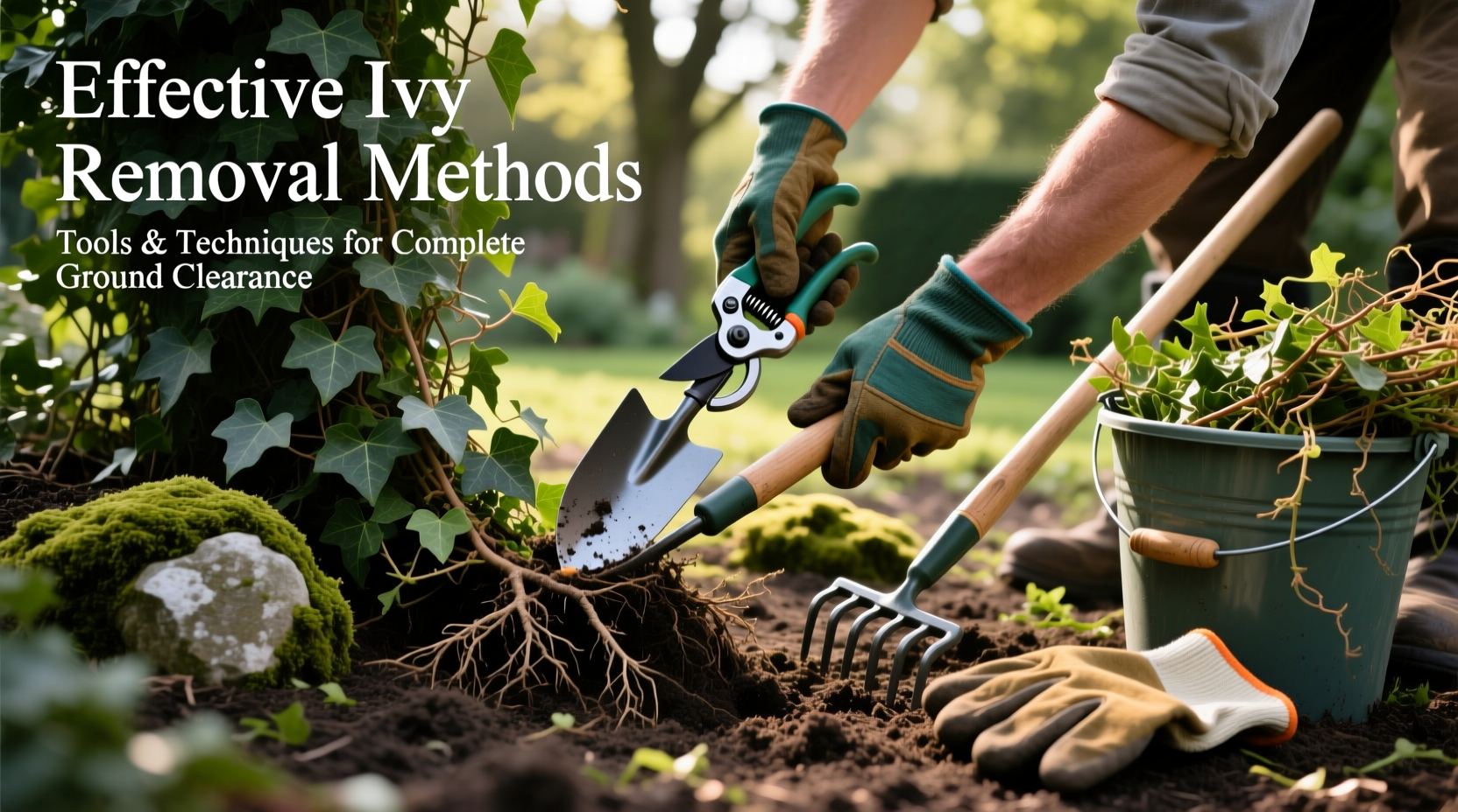 effective methods and tools for the best way to remove ivy from ground