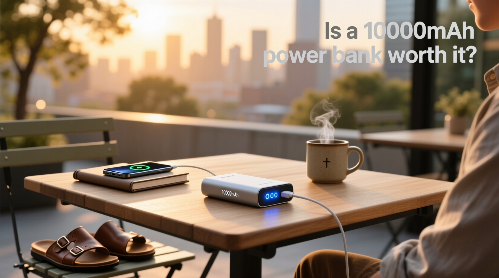 wireless charger power bank 10000mah